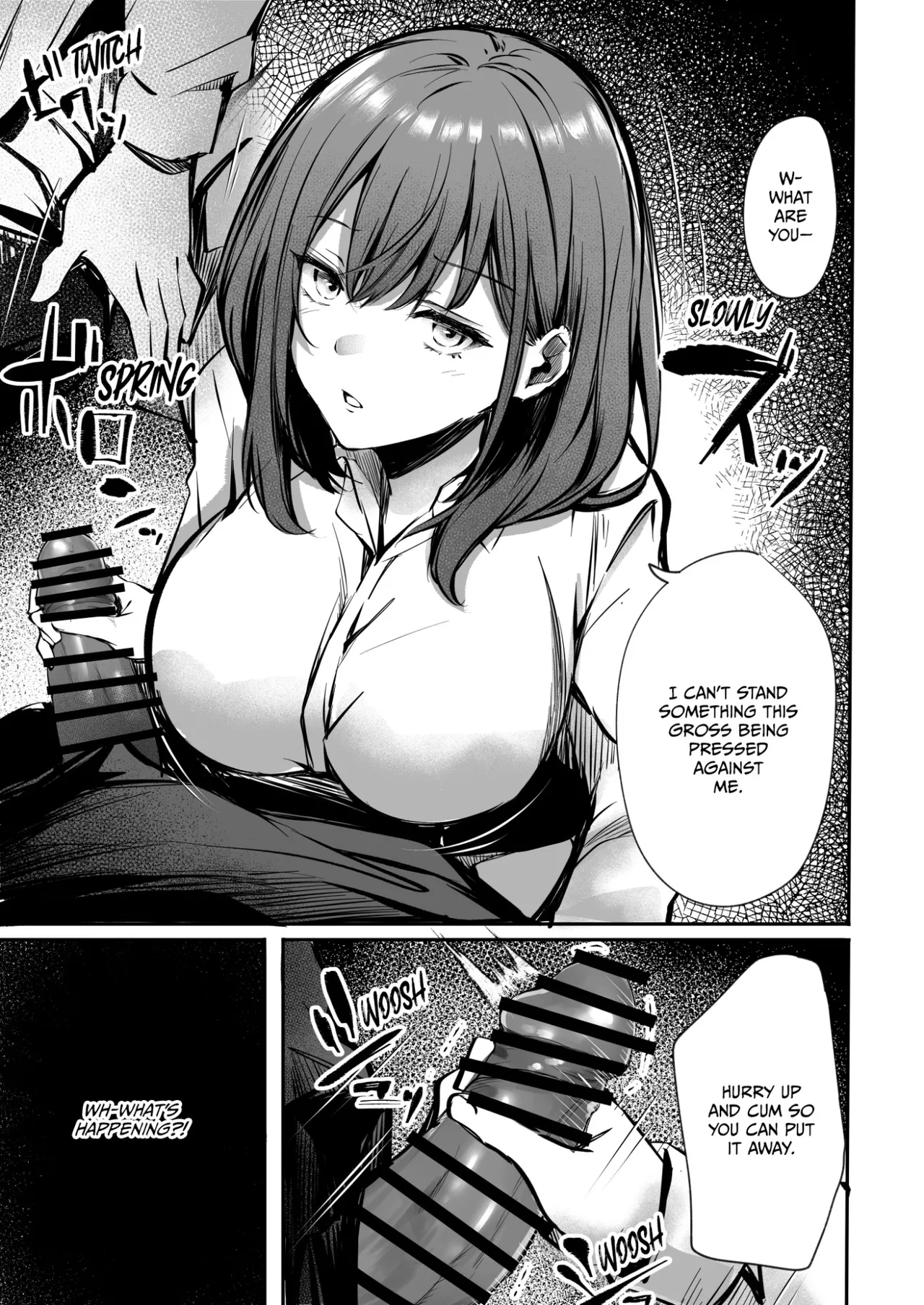 Mitchaku! Onee-san ni Fukakouryoku kara ka Shibushibu Nuite Moratta Hanashi | Glued Together! The Story of How a Lady Reluctantly Got Me off Due To Unavoidable Circumstances page 13 original parody - sole female sole male hentai manga - read online free