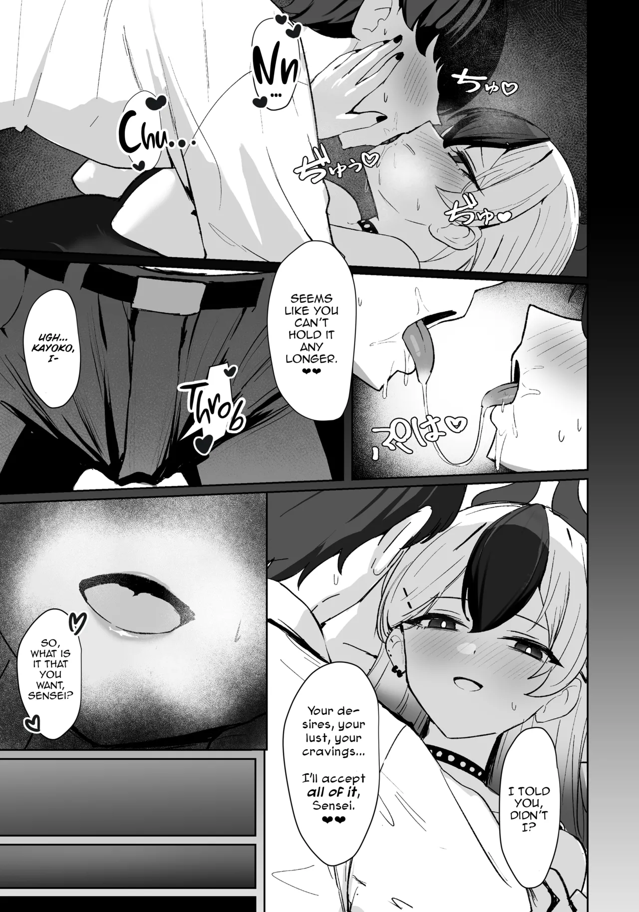 Oni no Sasoi | Devil's Temptation page 10 featuring sensei blue archive parody - sole female sole male hentai manga - read online free