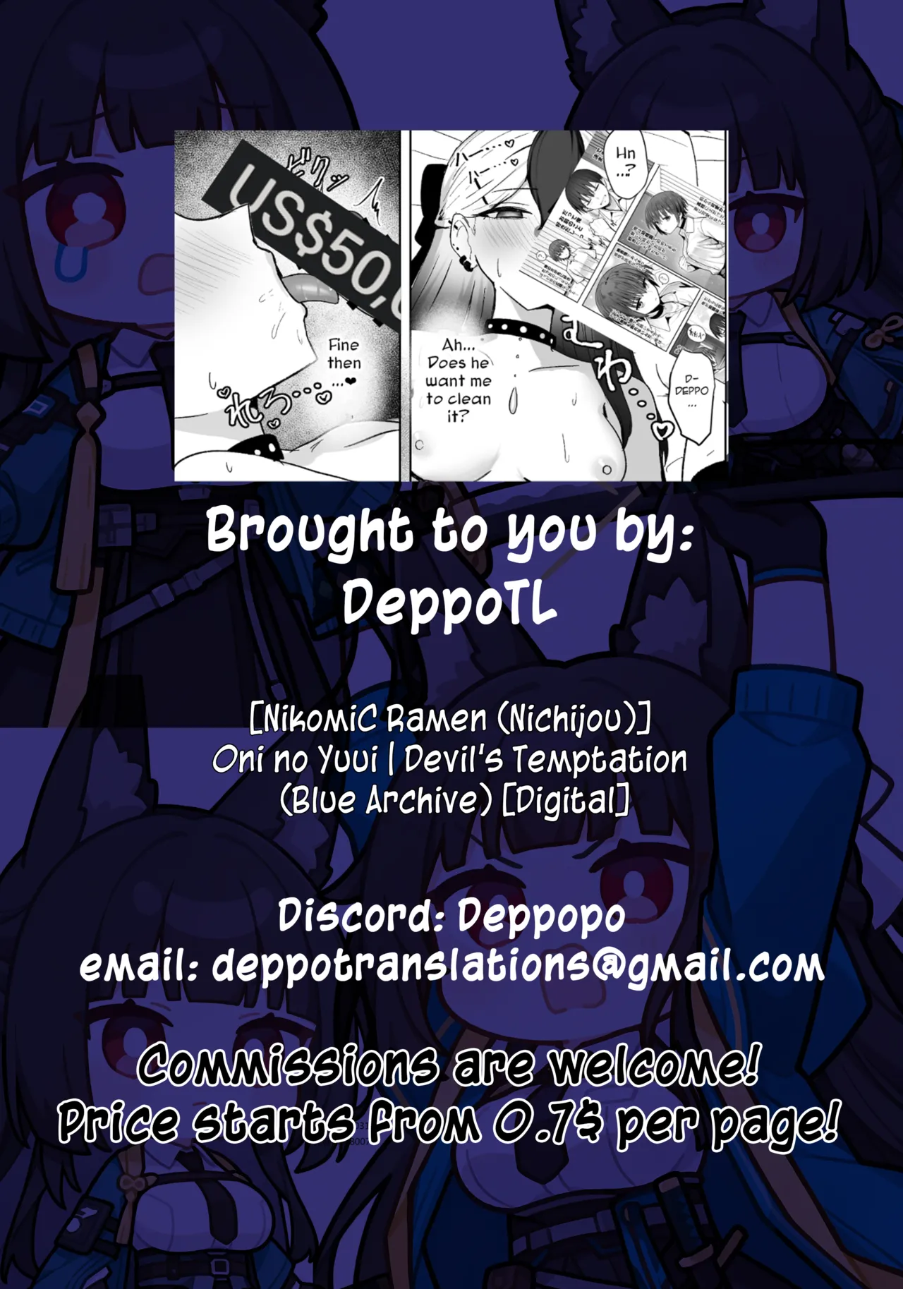 Oni no Sasoi | Devil's Temptation page 27 featuring kayoko onikata blue archive parody - wings condom hentai manga - read online free