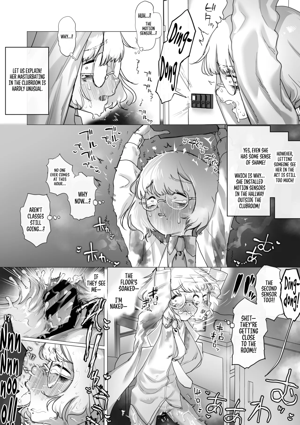 Tensai Kagakusha Kiri Bousou | Runaway Clit of the Genius Scientist page 32 original parody - squirting glasses hentai manga - read online free