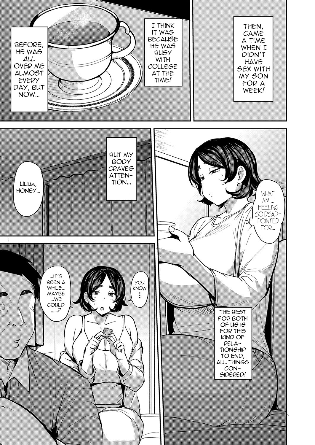 Okaa-san no Tsutome | Mother's Duty page 15 - sole female sole male hentai manga - read online free