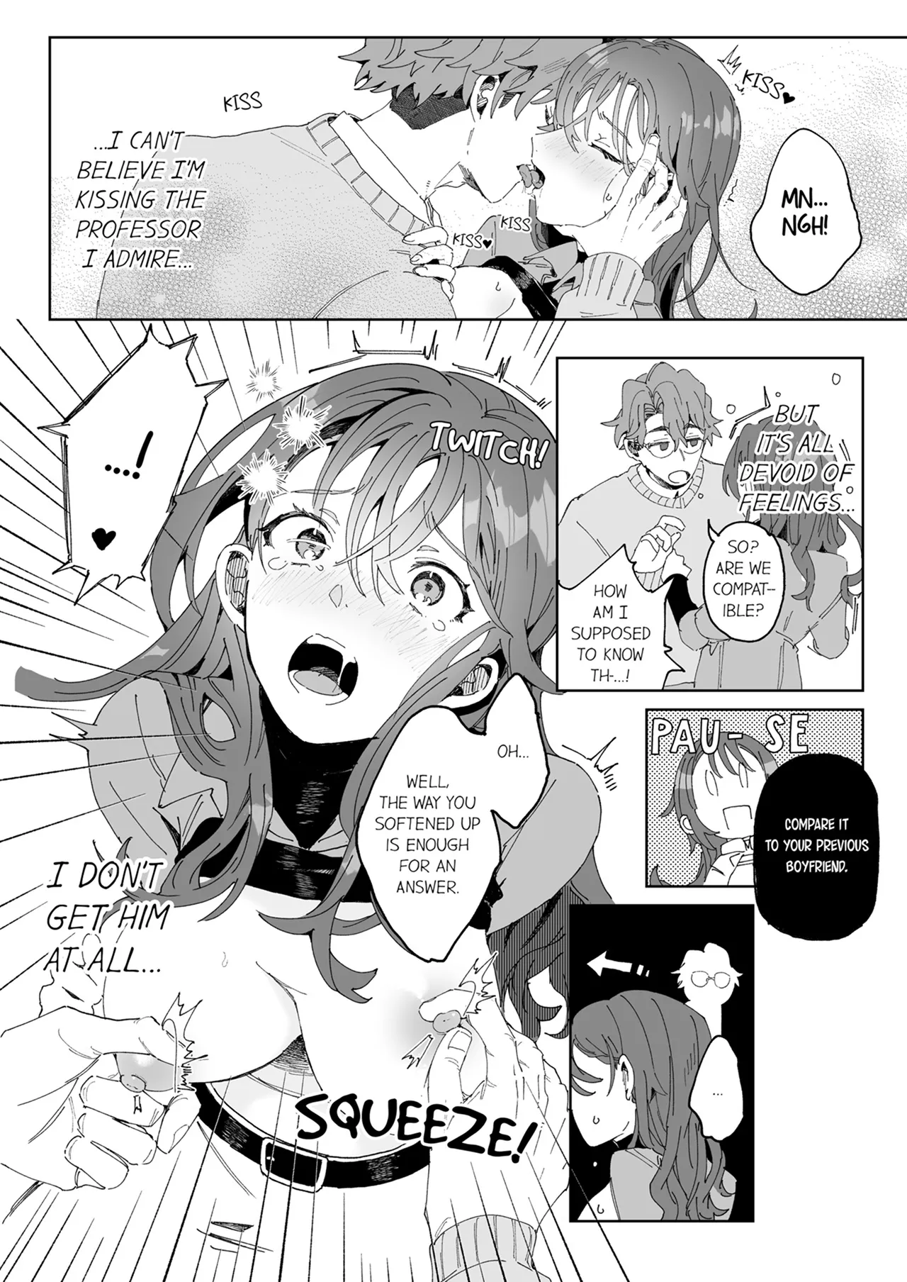 [Otsui Mikage (Otomeshi Mikage)] Kenkyuu Naiyou wa Seikan Kaihatsu!? ~Wata-chan wa Kyouju no H na Jikkendai~ | Researching Sexual Development!? -Wata Becomes Her Professor's Test Subject for Sex- Chapter 1-7 [English] page 13 - full censorship pantyhose hentai manga - read online free