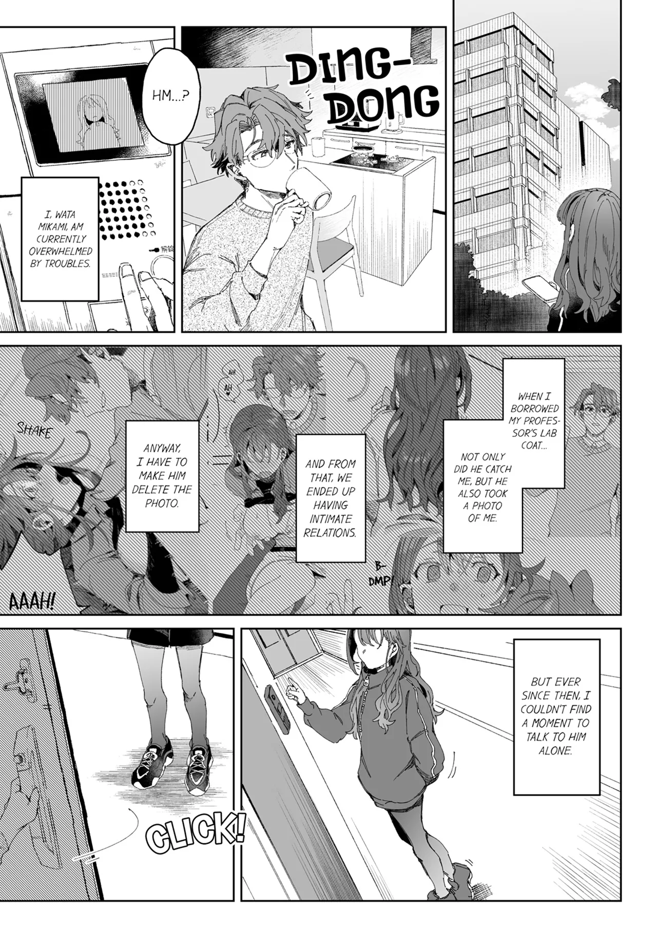 [Otsui Mikage (Otomeshi Mikage)] Kenkyuu Naiyou wa Seikan Kaihatsu!? ~Wata-chan wa Kyouju no H na Jikkendai~ | Researching Sexual Development!? -Wata Becomes Her Professor's Test Subject for Sex- Chapter 1-7 [English] page 26 - sole female sole male hentai manga - read online free