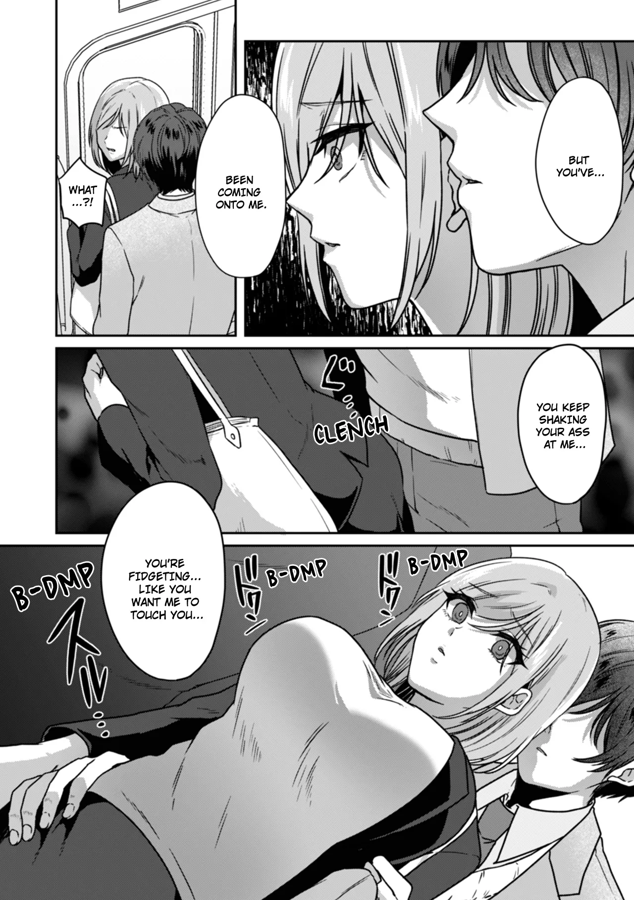Manin Densha de Shikkin Sunzen!? Chikan Danshi no Ijiwaru na Yubi de Ikasare Tsuzuketa OL | Almost Pissing on a Crowded Train?! #1-10 page 10 - full censorship big breasts hentai manga - read online free