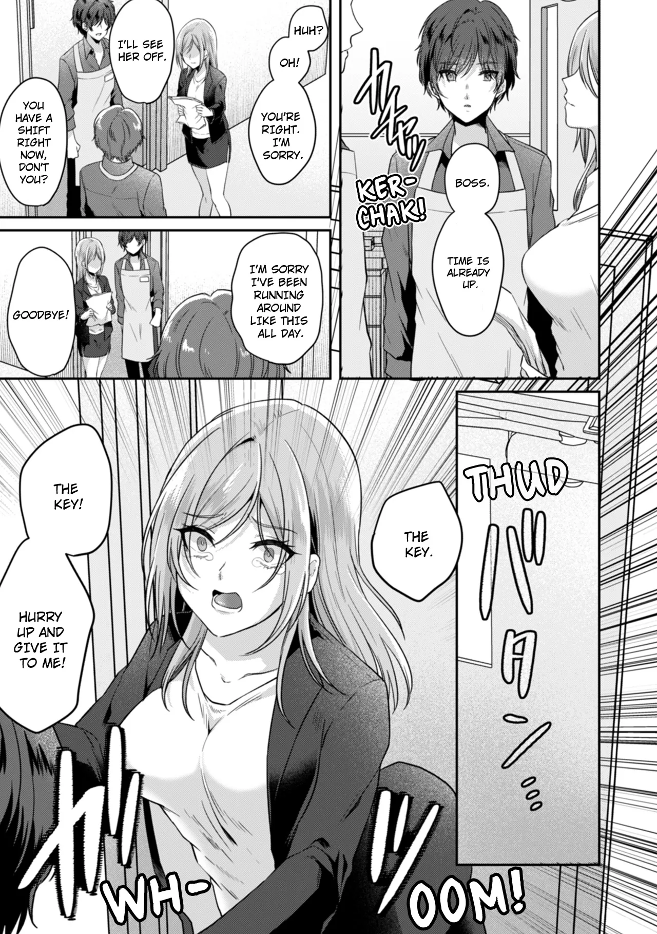 Manin Densha de Shikkin Sunzen!? Chikan Danshi no Ijiwaru na Yubi de Ikasare Tsuzuketa OL | Almost Pissing on a Crowded Train?! #1-10 page 104 - full censorship big breasts hentai manga - read online free