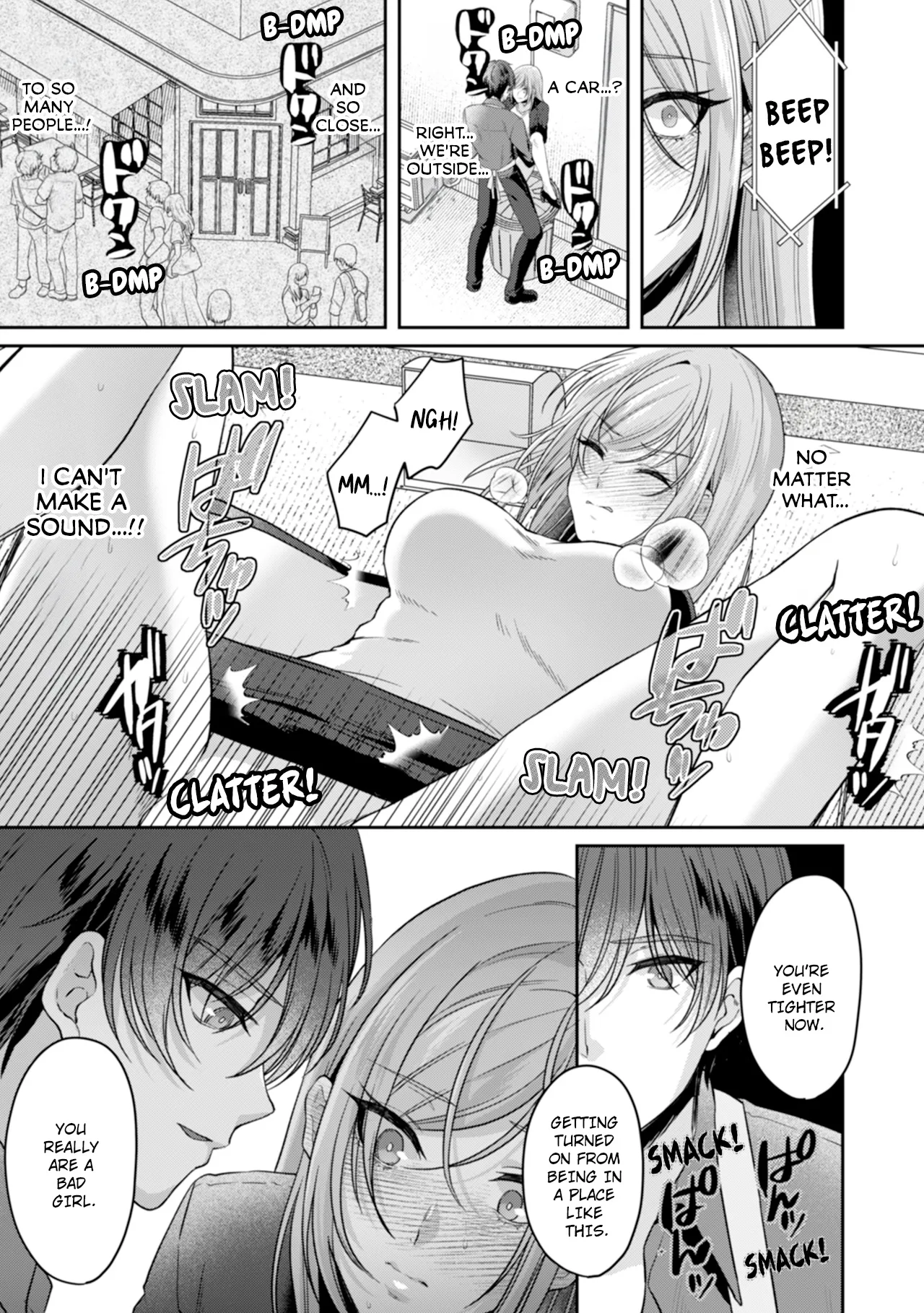 Manin Densha de Shikkin Sunzen!? Chikan Danshi no Ijiwaru na Yubi de Ikasare Tsuzuketa OL | Almost Pissing on a Crowded Train?! #1-10 page 121 - full censorship big breasts hentai manga - read online free