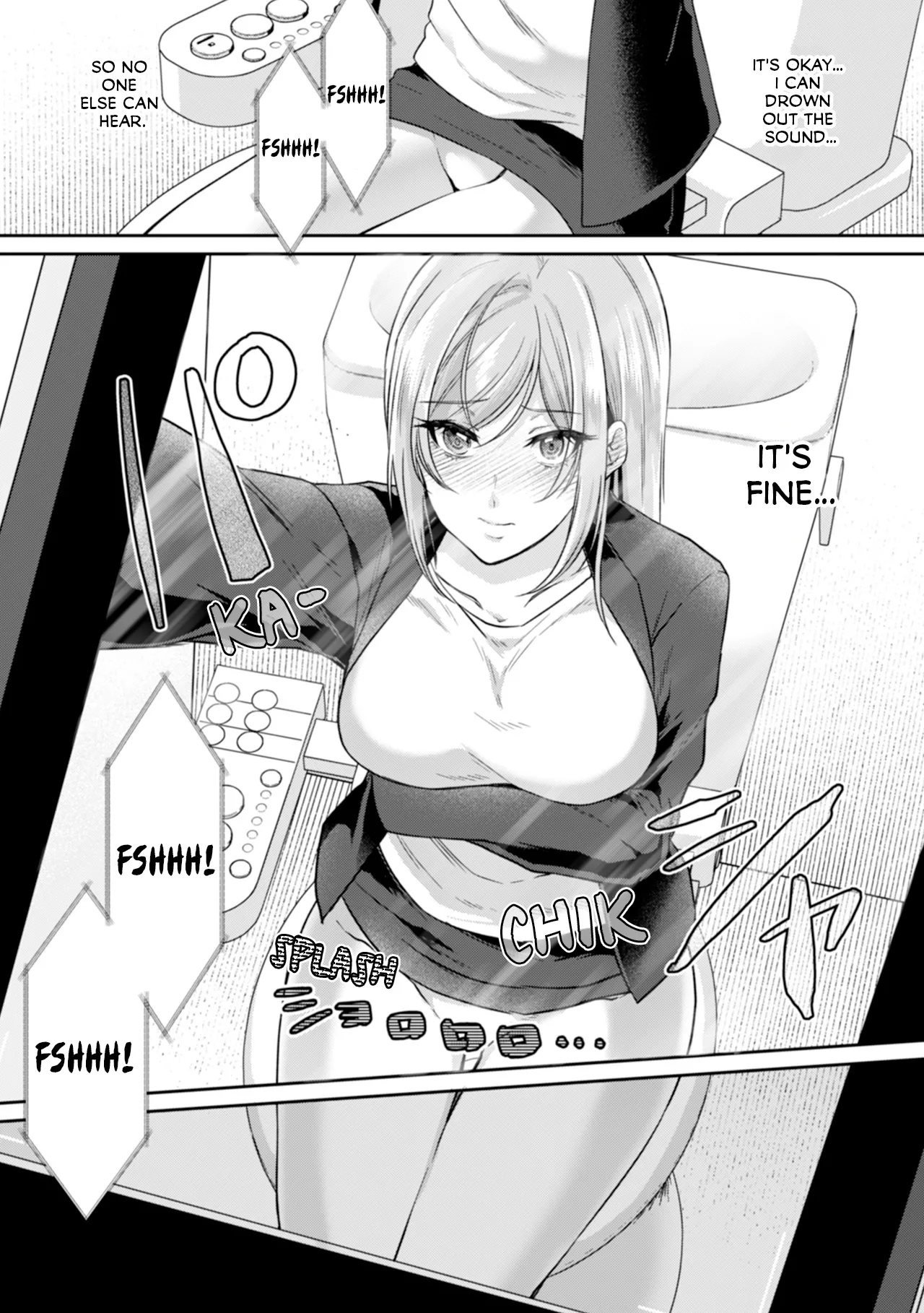 Manin Densha de Shikkin Sunzen!? Chikan Danshi no Ijiwaru na Yubi de Ikasare Tsuzuketa OL | Almost Pissing on a Crowded Train?! #1-10 page 132 - big breasts chastity belt hentai manga - read online free