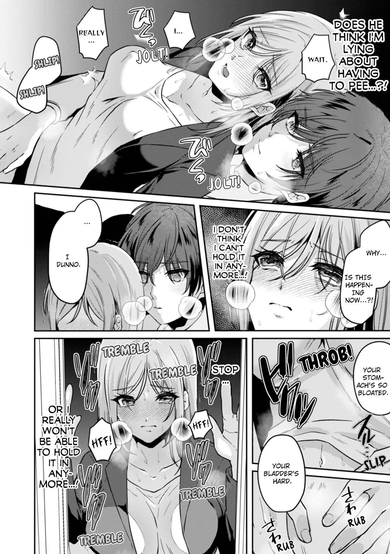 Manin Densha de Shikkin Sunzen!? Chikan Danshi no Ijiwaru na Yubi de Ikasare Tsuzuketa OL | Almost Pissing on a Crowded Train?! #1-10 page 20 - full censorship big breasts hentai manga - read online free
