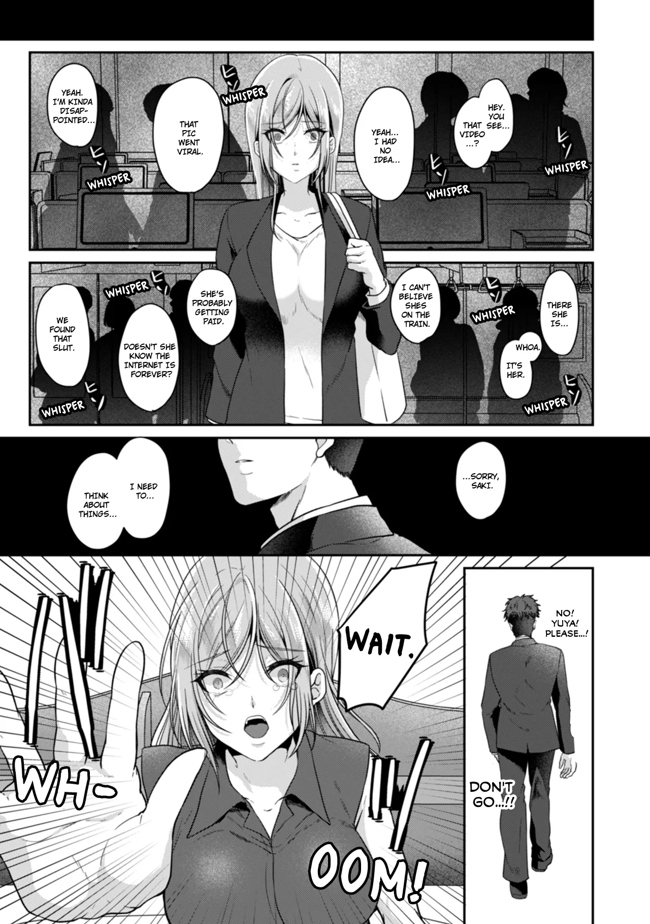 Manin Densha de Shikkin Sunzen!? Chikan Danshi no Ijiwaru na Yubi de Ikasare Tsuzuketa OL | Almost Pissing on a Crowded Train?! #1-10 page 208 - big breasts chastity belt hentai manga - read online free