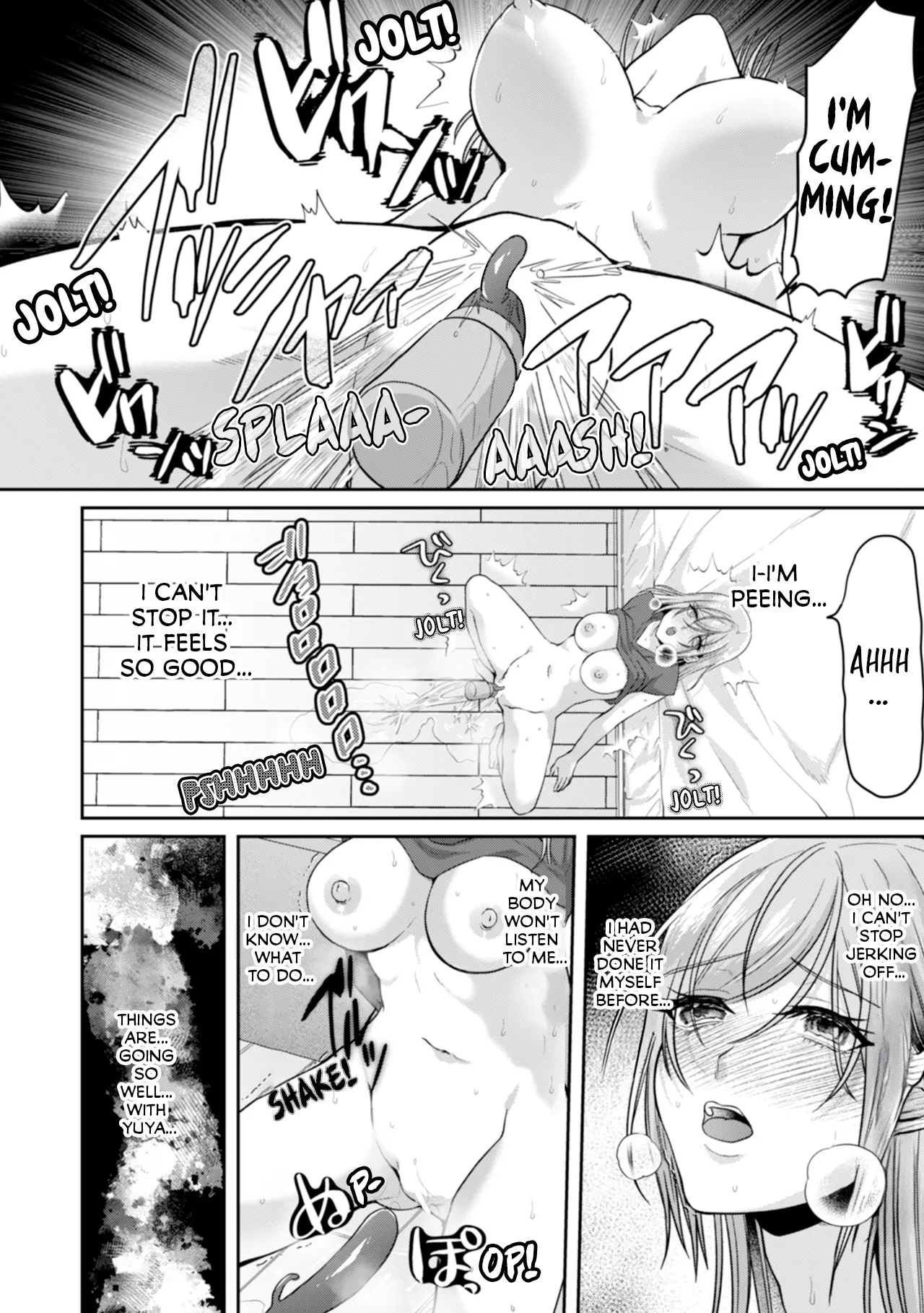 Manin Densha de Shikkin Sunzen!? Chikan Danshi no Ijiwaru na Yubi de Ikasare Tsuzuketa OL | Almost Pissing on a Crowded Train?! #1-10 page 222 - full censorship big breasts hentai manga - read online free