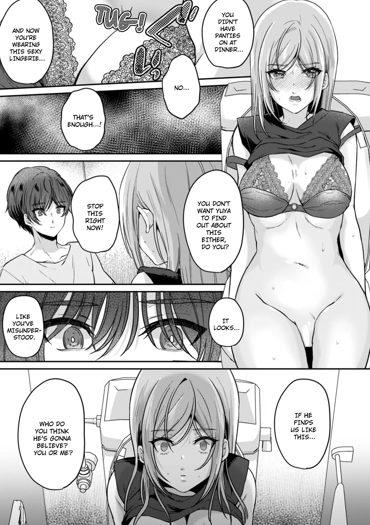 Manin Densha de Shikkin Sunzen!? Chikan Danshi no Ijiwaru na Yubi de Ikasare Tsuzuketa OL | Almost Pissing on a Crowded Train?! #1-10 page 73 - big breasts chastity belt hentai manga - read online free