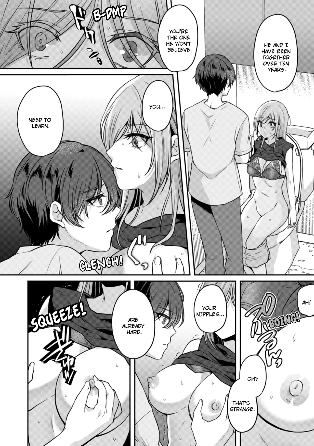 Manin Densha de Shikkin Sunzen!? Chikan Danshi no Ijiwaru na Yubi de Ikasare Tsuzuketa OL | Almost Pissing on a Crowded Train?! #1-10 page 74 - full censorship big breasts hentai manga - read online free