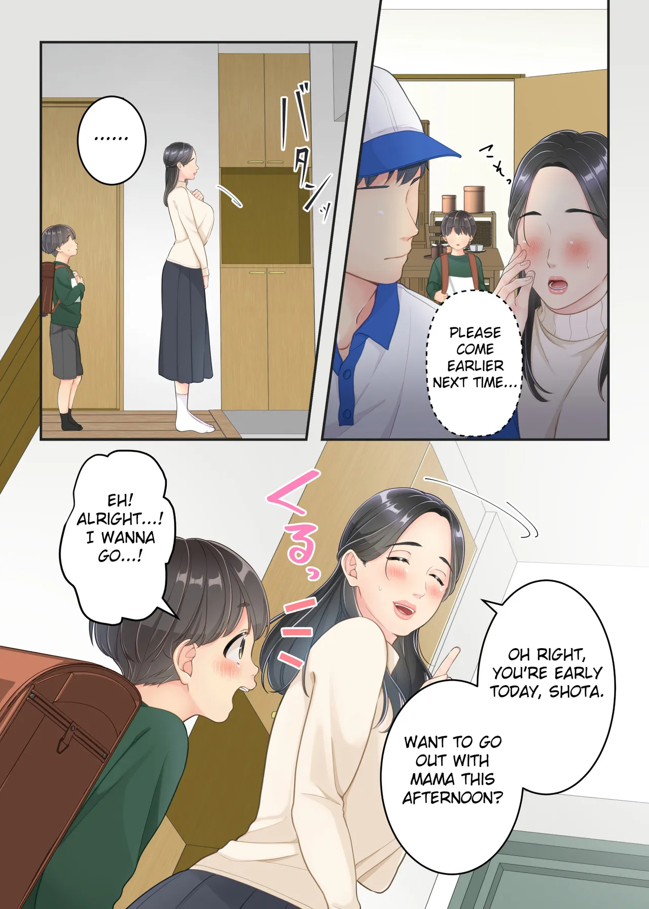 Boku no Mama to Takuhai no Onii-san ga. page 18 original parody - sole female sole male hentai manga - read online free