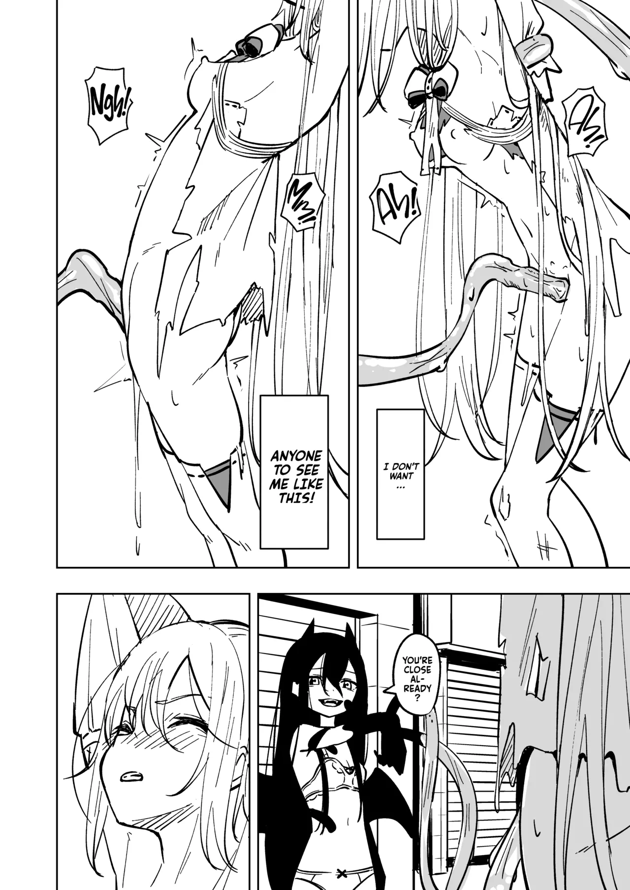 Mahou Shoujo Futanari Haiboku | Magical Girl Futanari Defeat page 24 original parody - full censorship twintails hentai manga - read online free