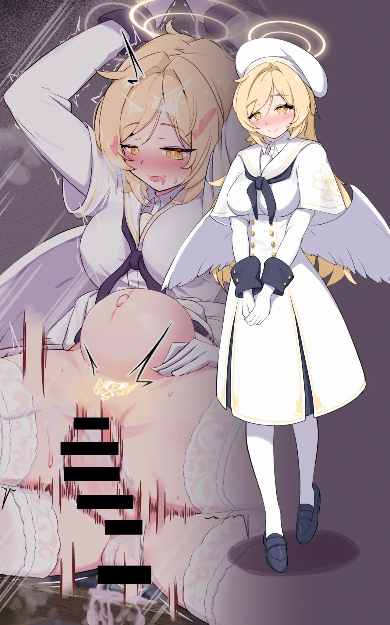 sensei tsf page 38 blue archive parody - futanari transformation hentai manga - read online free