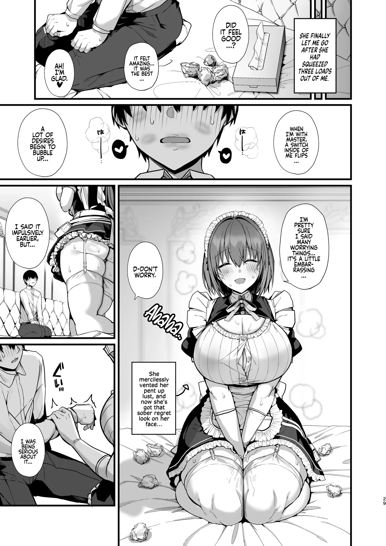[Flock Blue (Blue_Gk)] Love Maid -Yasashikute Amaama na Kyonyuu Ero Maid San to SEX Shimakuru Ohanashi- | Love Maid - A Story about having lots of Sex with a Sweet, Super-loving Big-breasted Sexy Maid  [English] [Coffedrug] [Digital] page 30 original parody - maid squirting hentai manga - read online free