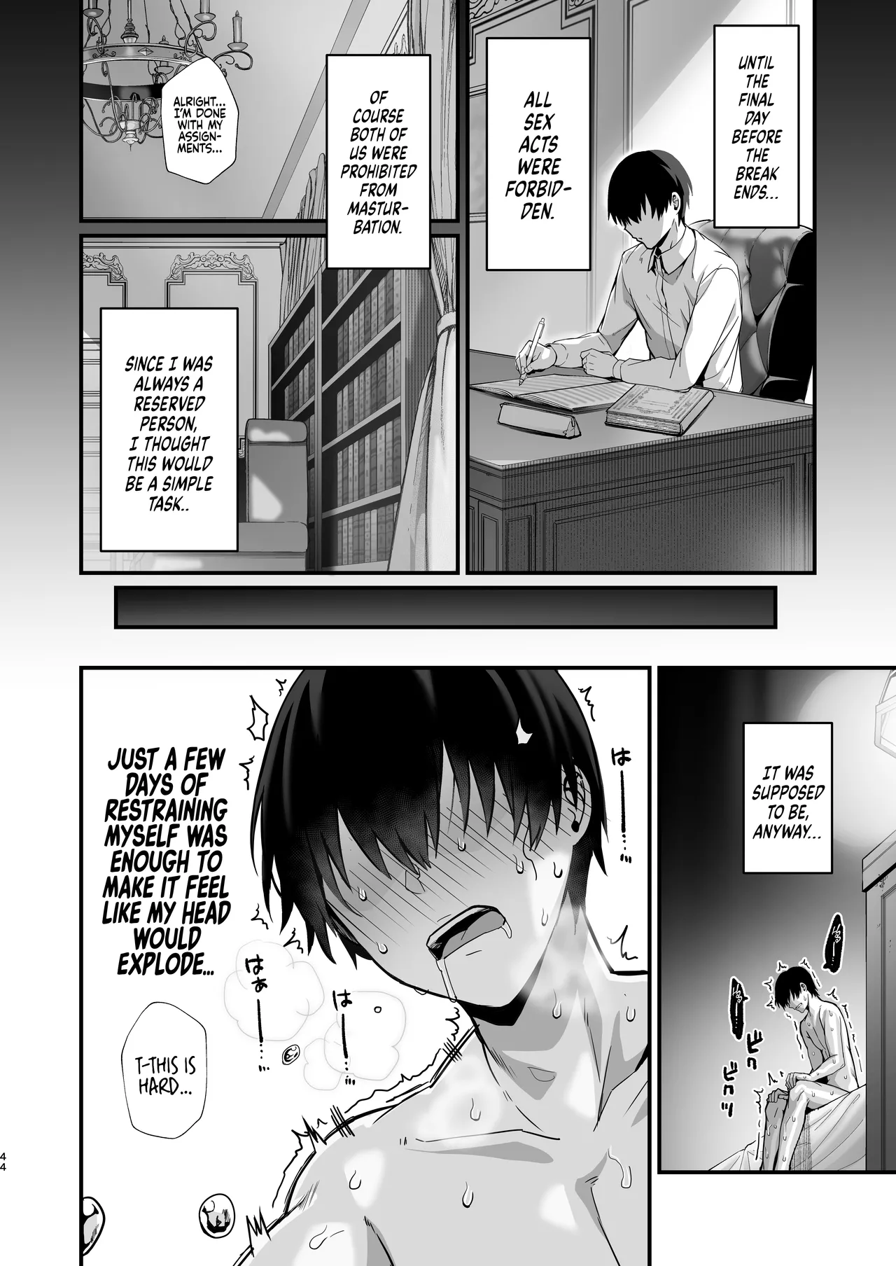 [Flock Blue (Blue_Gk)] Love Maid -Yasashikute Amaama na Kyonyuu Ero Maid San to SEX Shimakuru Ohanashi- | Love Maid - A Story about having lots of Sex with a Sweet, Super-loving Big-breasted Sexy Maid  [English] [Coffedrug] [Digital] page 45 original parody - maid squirting hentai manga - read online free