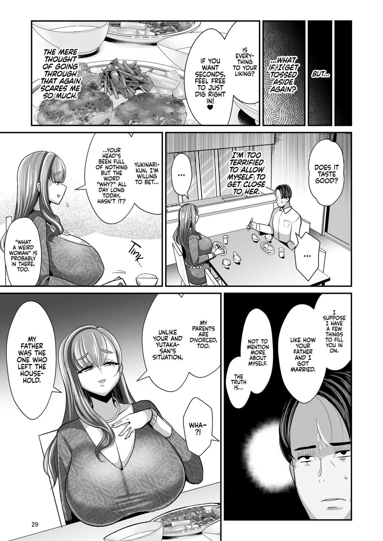 [Shinshunshantonshou (Bukatsu)] Yurufuwa Kyonyuu no Toshishita Mama to Aisaretakatta Oji-san no Ore |  Her, My Younger Well-Endowed Stepmom, and Me, a Sill Old Guy Who’s Only Ever Wanted to Be Loved [English] {2d-market.com} [Decensored] [Digital] page 31 original parody - inseki milf hentai manga - read online free