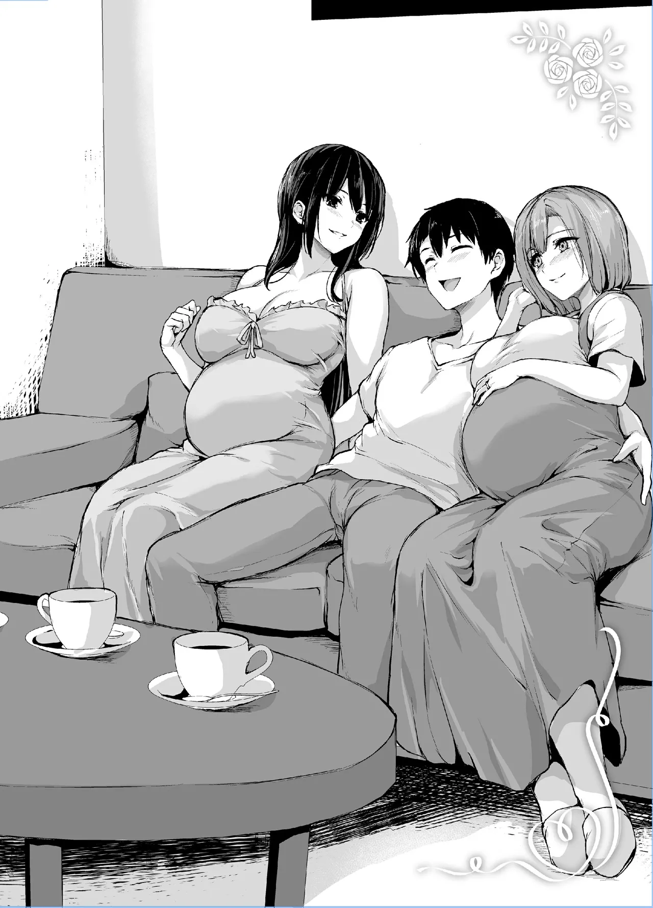 巨乳が2人いないと勃起しない夫のために友達を連れてきた妻総集編 - Page 224