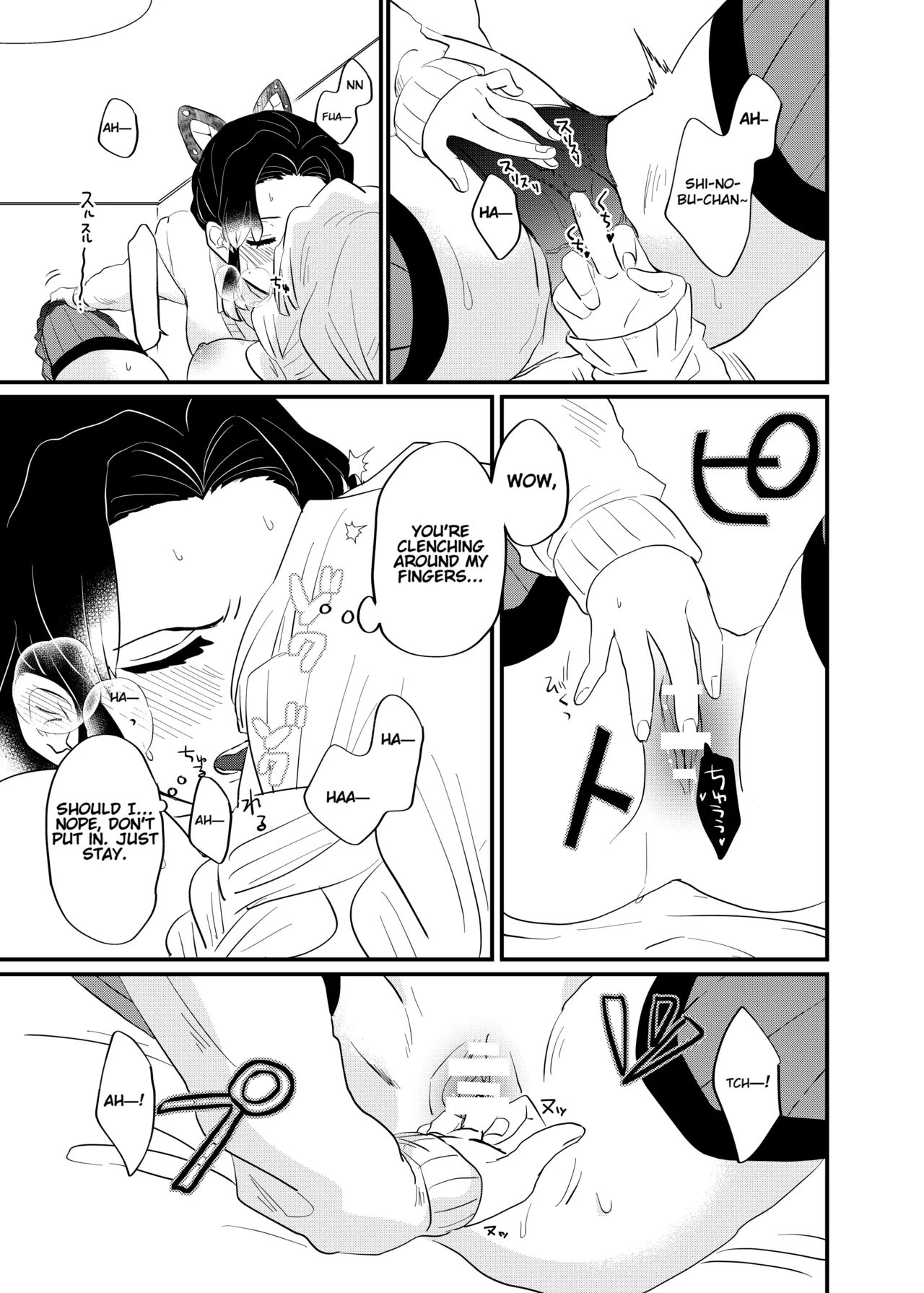 Kocchi Muite Baby page 21 featuring shinobu kochou kimetsu no yaiba parody - futanari big breasts hentai manga - read online free