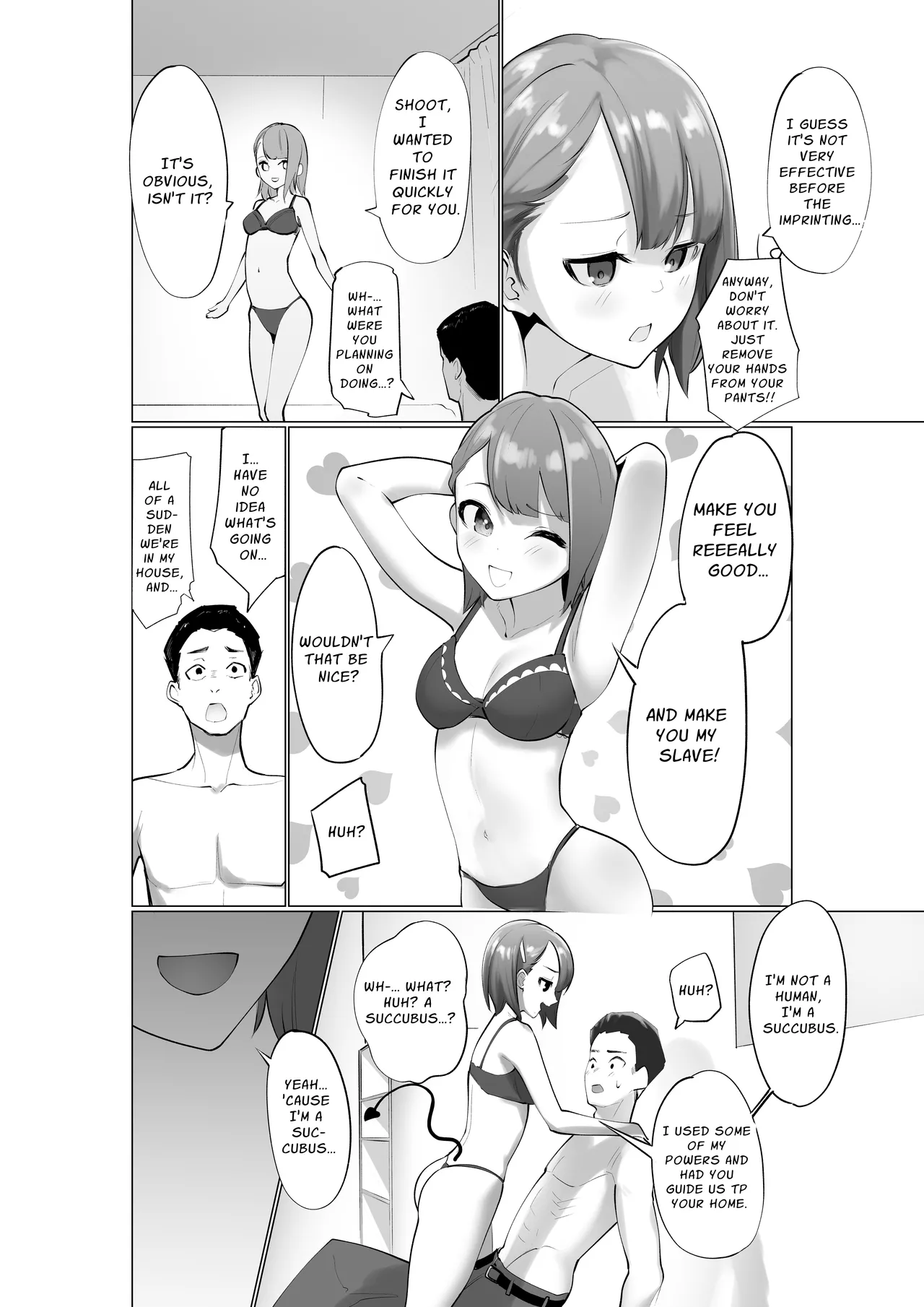 Namaiki Succubus to Zetsurin Doutei | A Cocky Succubus & The Bottomless Libido Virgin - Page 6