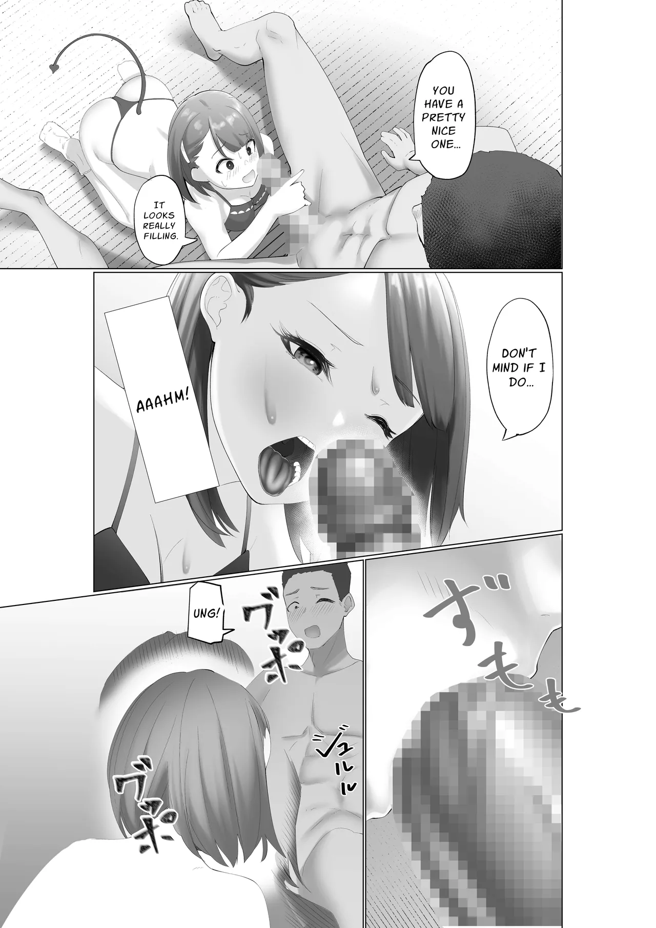 Namaiki Succubus to Zetsurin Doutei | A Cocky Succubus & The Bottomless Libido Virgin page 9 original parody - virginity nakadashi hentai manga - read online free