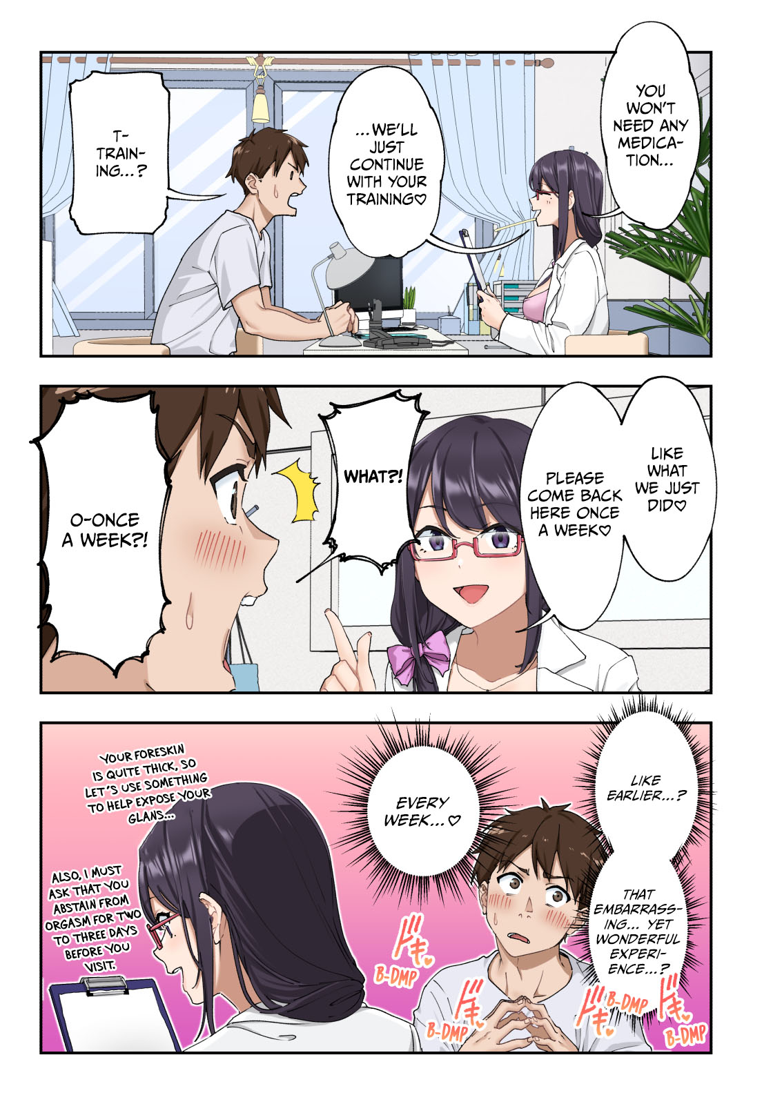 Sourou Kokufuku Clinic | Quick-Shot Therapy Clinic page 26 - handjob kissing hentai manga - read online free