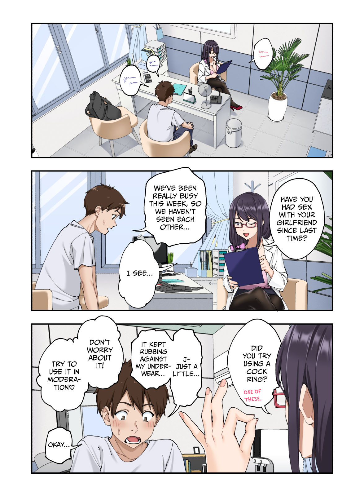 Sourou Kokufuku Clinic | Quick-Shot Therapy Clinic page 29 - handjob kissing hentai manga - read online free