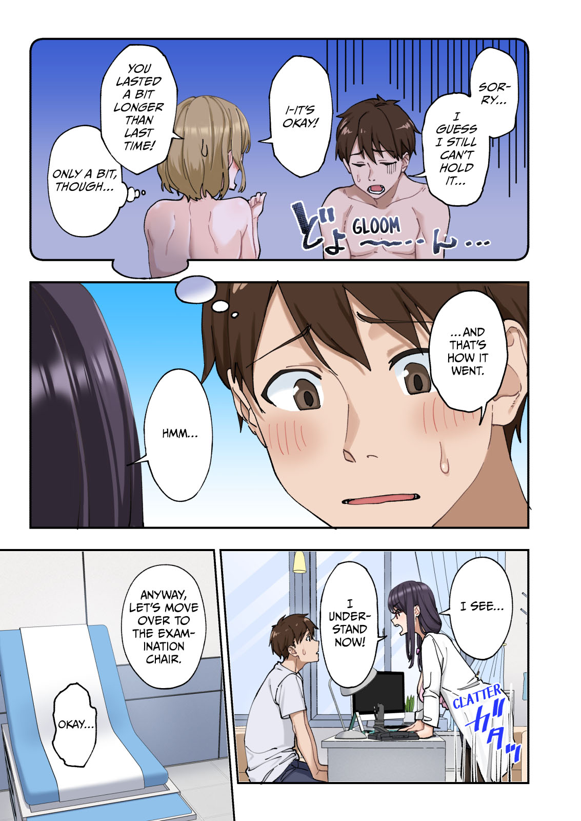 Sourou Kokufuku Clinic | Quick-Shot Therapy Clinic page 46 - handjob kissing hentai manga - read online free