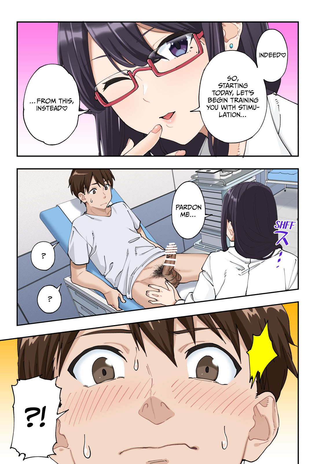 Sourou Kokufuku Clinic | Quick-Shot Therapy Clinic page 48 - handjob kissing hentai manga - read online free