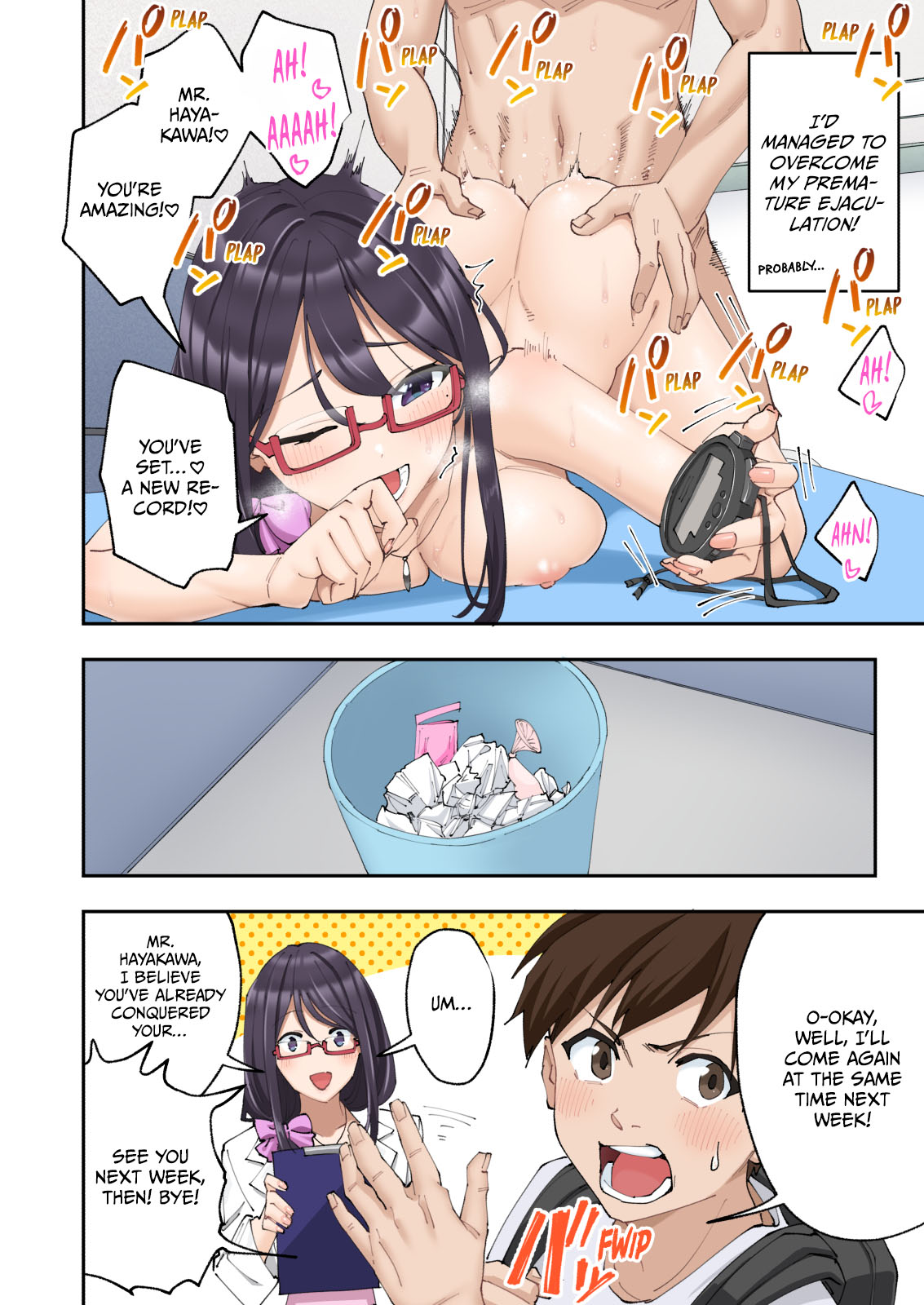 Sourou Kokufuku Clinic | Quick-Shot Therapy Clinic page 91 - handjob kissing hentai manga - read online free