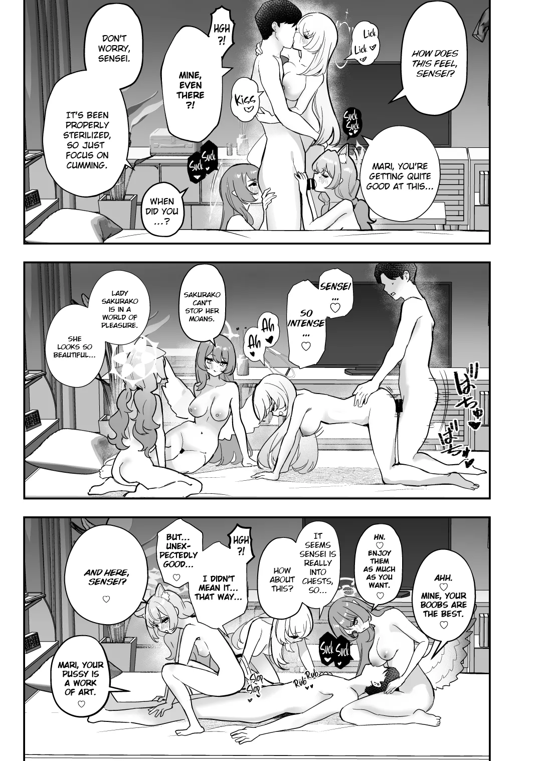 Dokidoki Idol Lesson page 16 featuring mari iochi blue archive parody - sole male bikini hentai manga - read online free