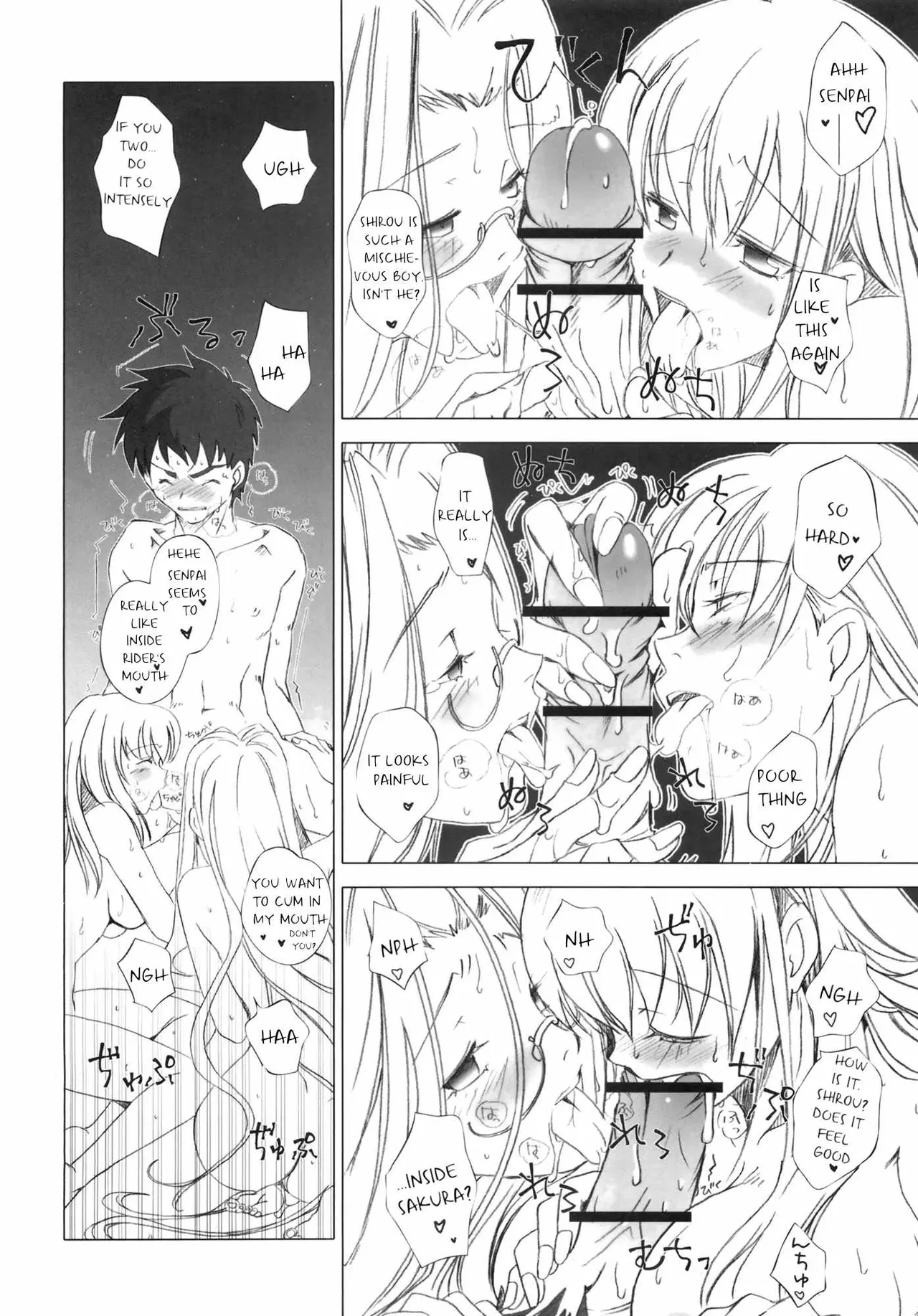 Sakura, Mau. page 15 featuring shirou emiya fate hollow ataraxia parody - big breasts glasses hentai manga - read online free