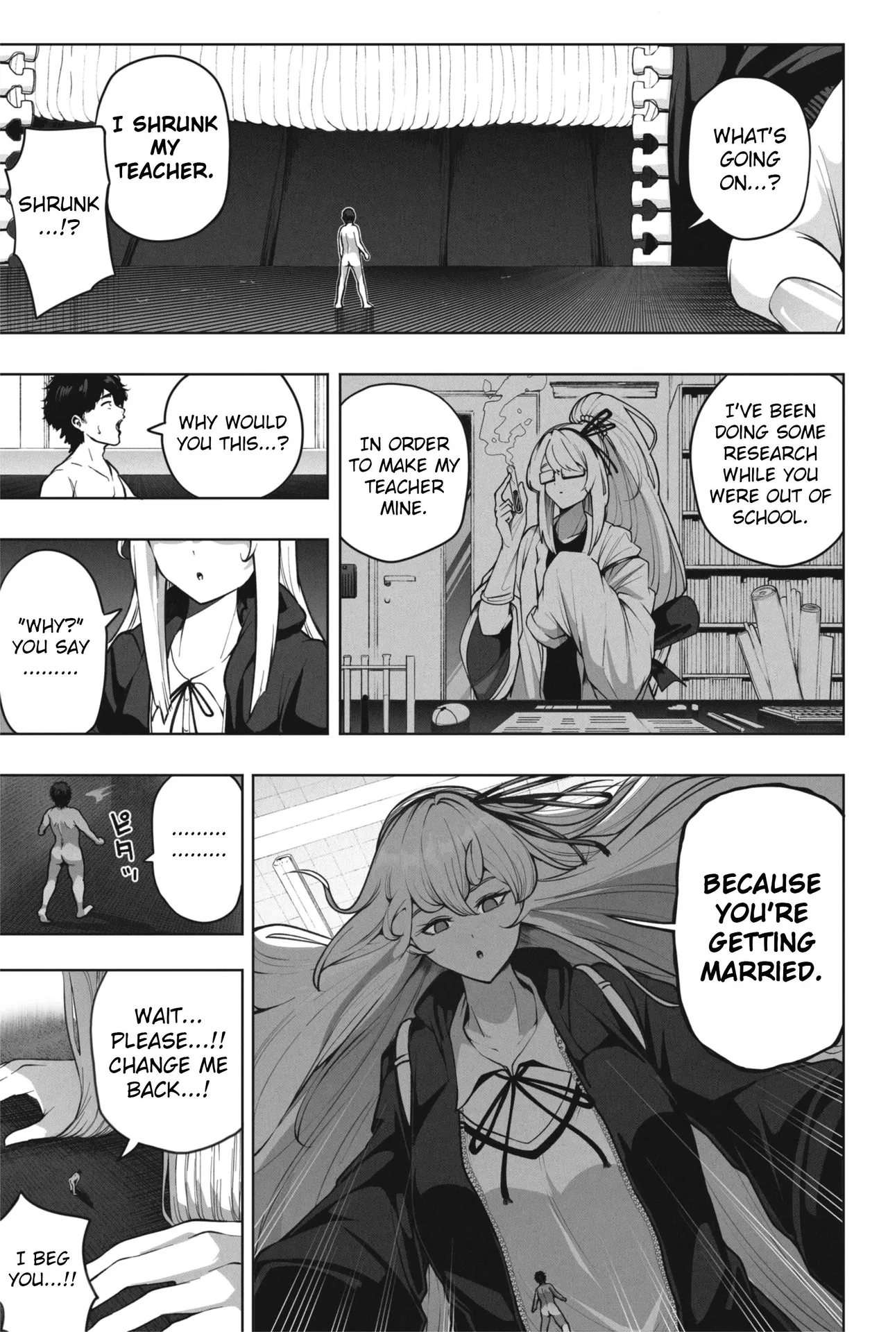 Shukushou Valentine - Sensei ni Ai o Komete | Shrinking Valentine – With Love to the Teacher page 10 original parody - schoolgirl uniform miniguy hentai manga - read online free