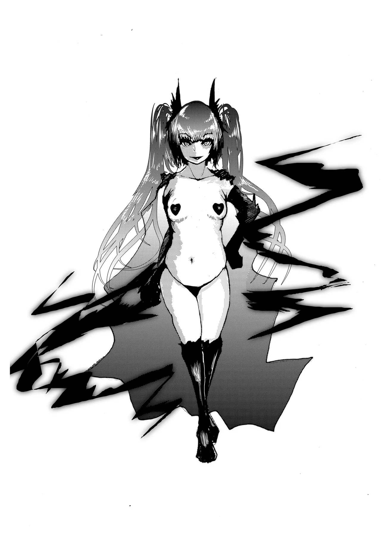 敗北アクメヒロインズ〜脱糞と全裸土下座とボテ腹と〜 page 48 - horns twintails hentai manga - read online free