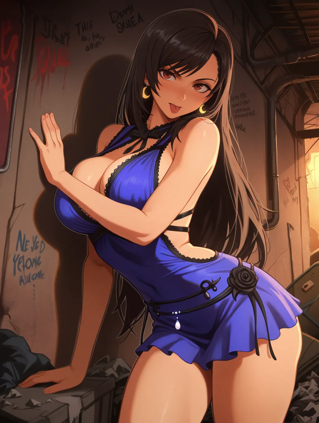 Tifa Lockhart | Final Fantasy waifuinvoker ai generated page 11 featuring tifa lockhart final fantasy vii parody - sole female big penis hentai manga - read online free