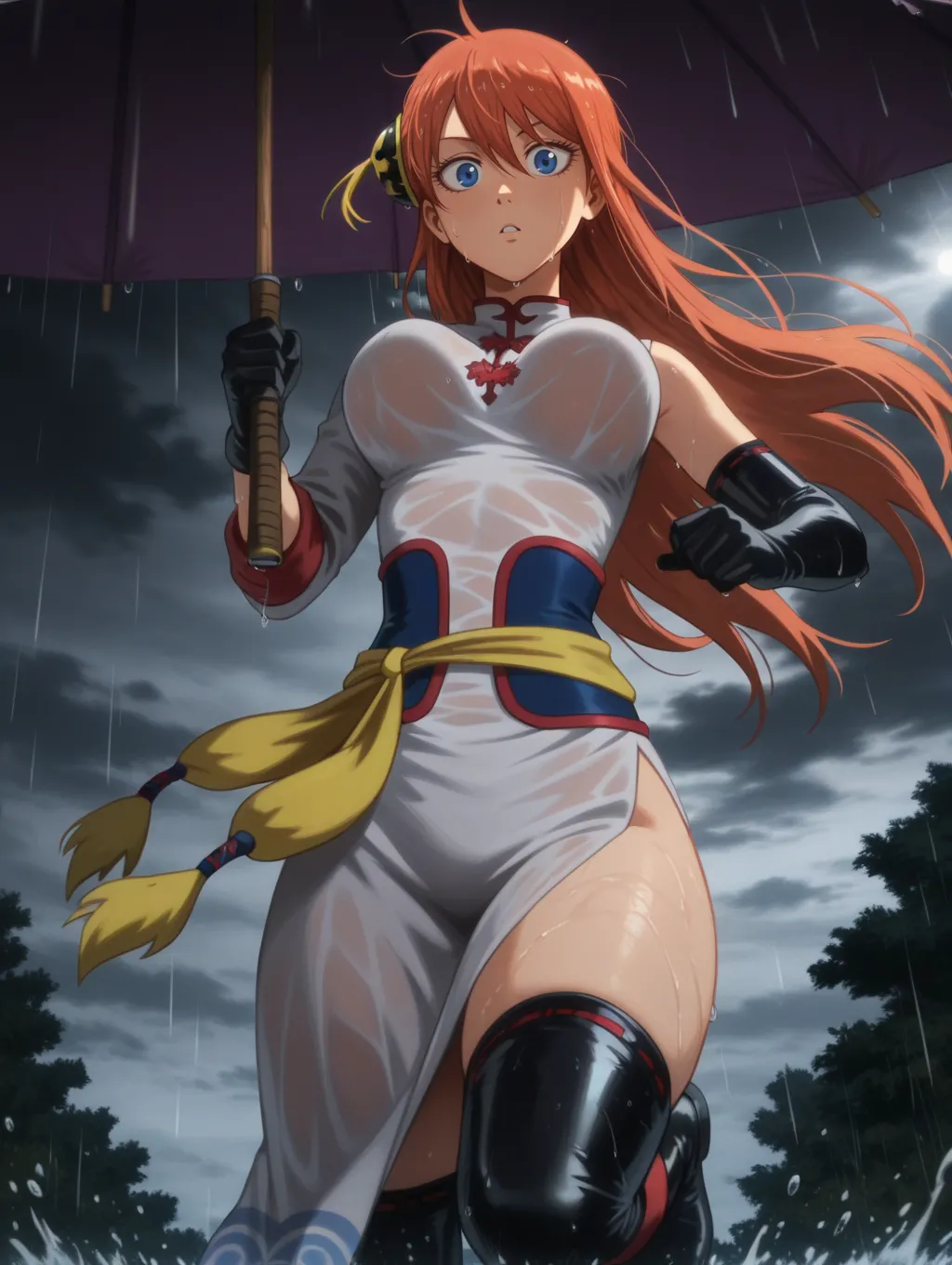 Kagura | Gintama 🌧️🌂 waifuinvoker ai generated page 65 gintama parody - uncensored big penis hentai manga - read online free