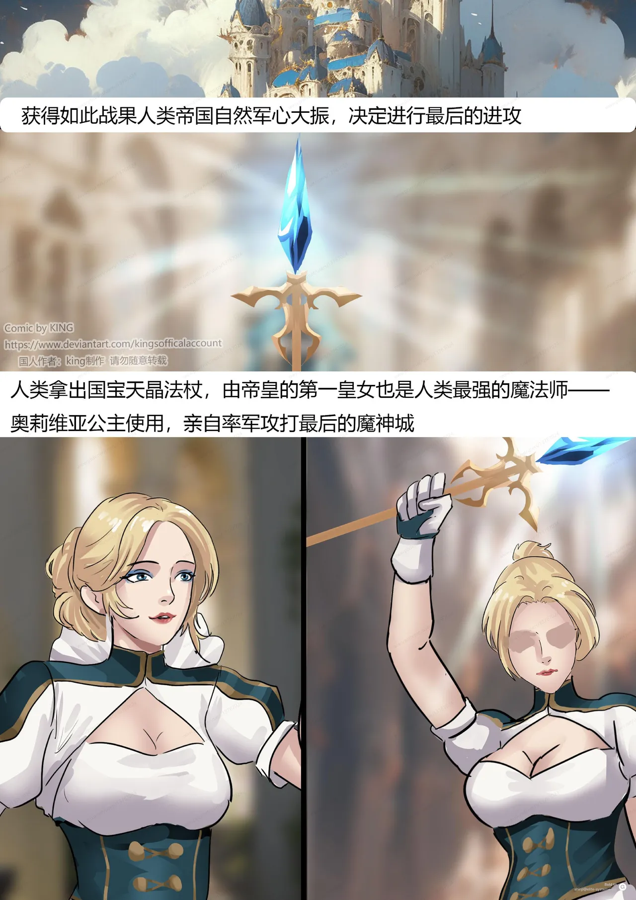 [King] 强大魔王中陷阱-魔神篇 01-03 page 47 original parody - gloves pantyhose hentai manga - read online free