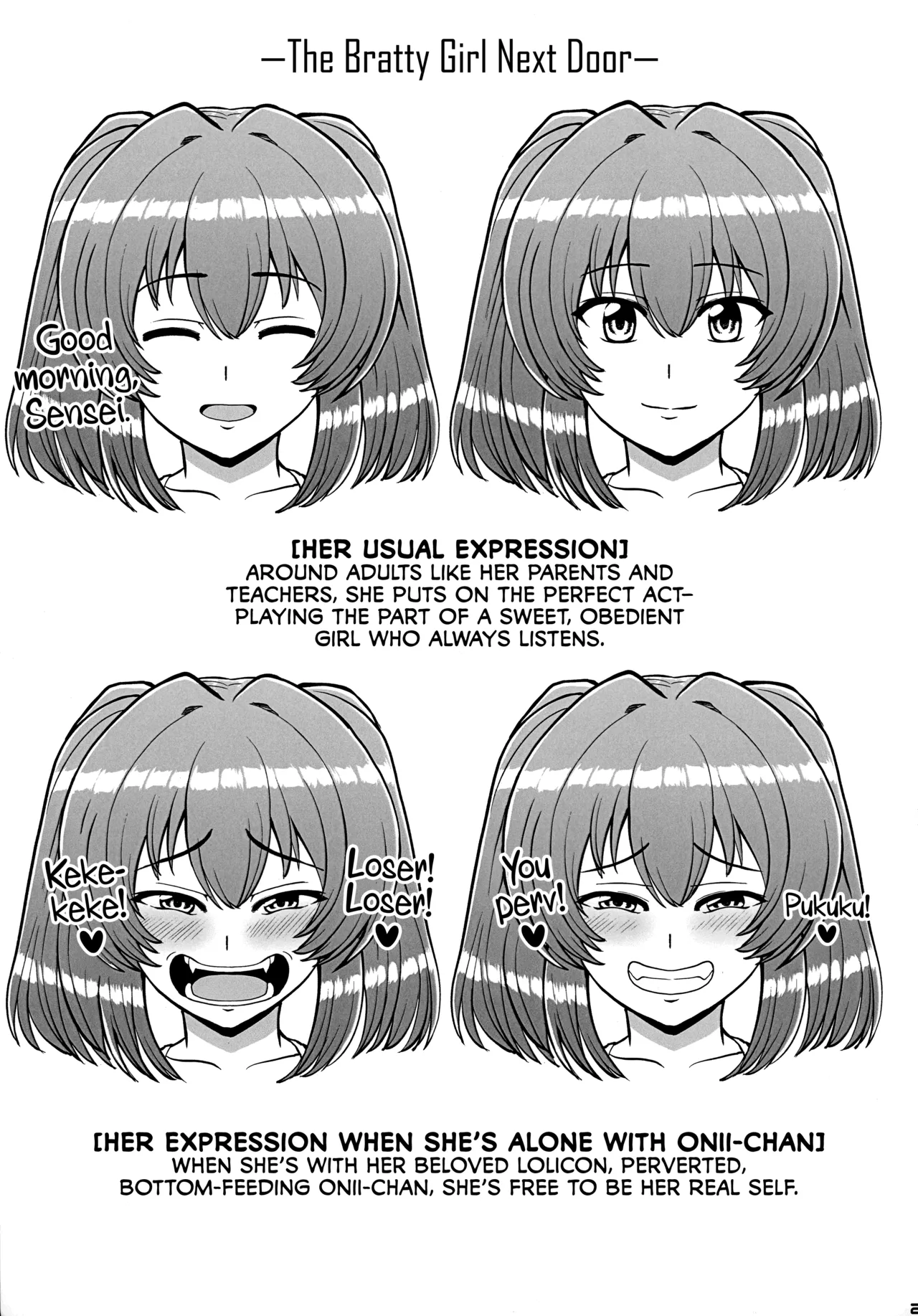 Kazokugurumi de Tsukiai no Aru Tonari no Ie no Hatsuiku shikitta Kuso Namaiki na Mesugaki ga Ore o Shitsuyou ni Chouhatsu shite kite Sorosoro Gaman Dekinai page 27 original parody - sole female sole male hentai manga - read online free