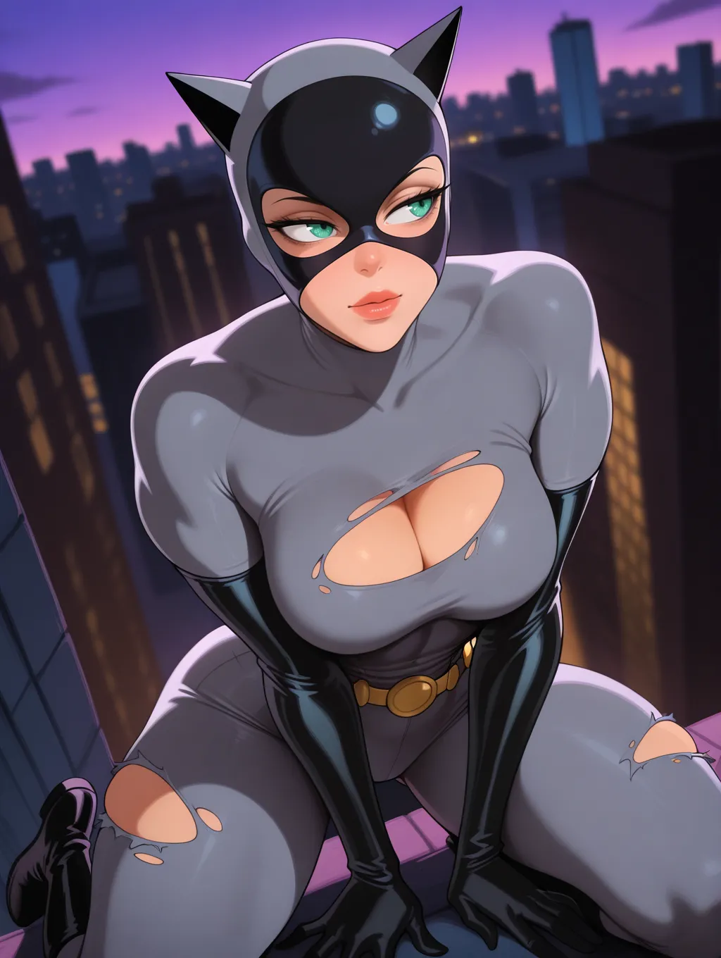 Catwoman | Batman: The Animated Series 😻 waifuinvoker ai generated page 9 featuring catwoman batman parody - sole female sole male hentai manga - read online free
