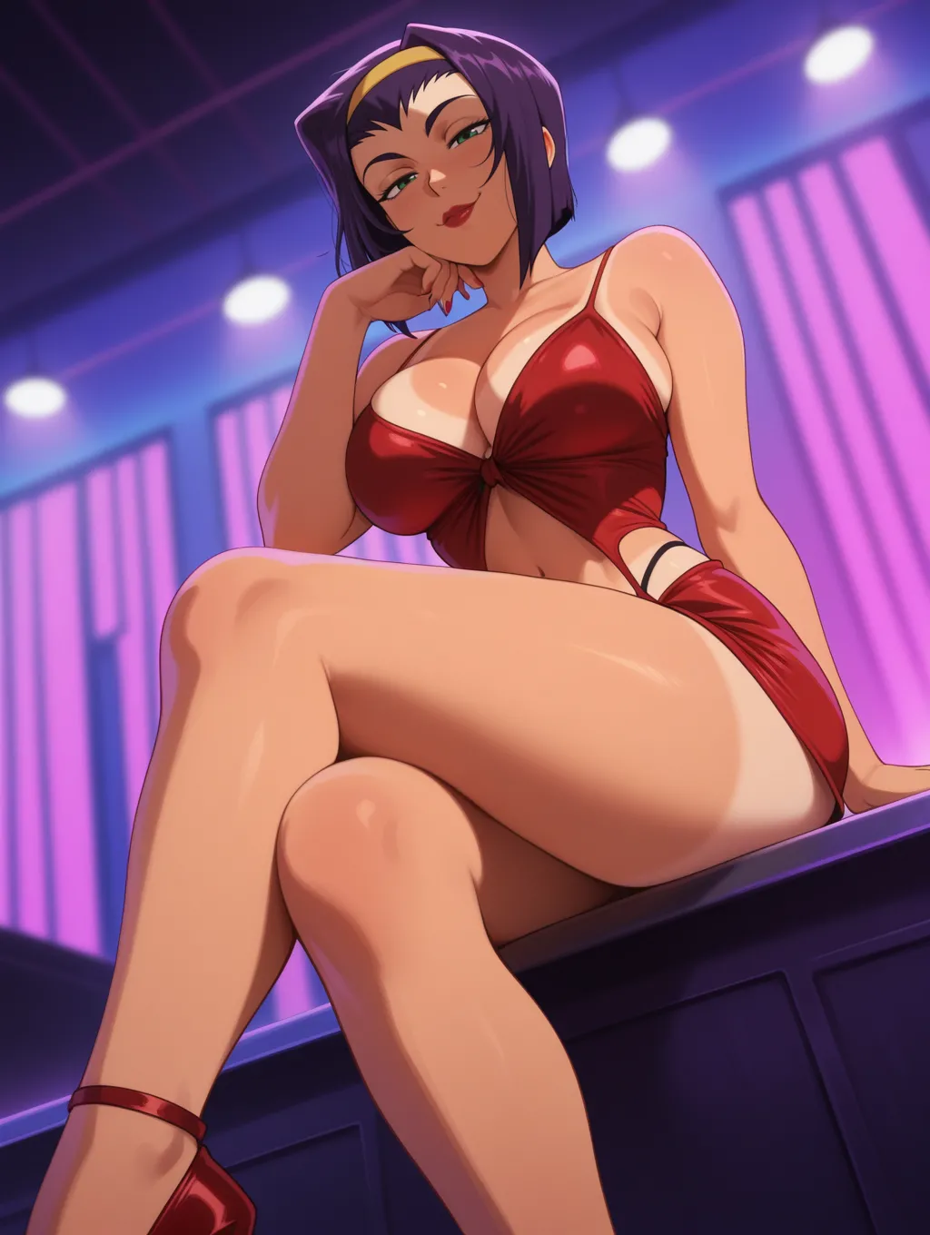 Faye Valentine | Cowboy Bebop 🍸🪩 waifuinvoker ai generated - Page 13