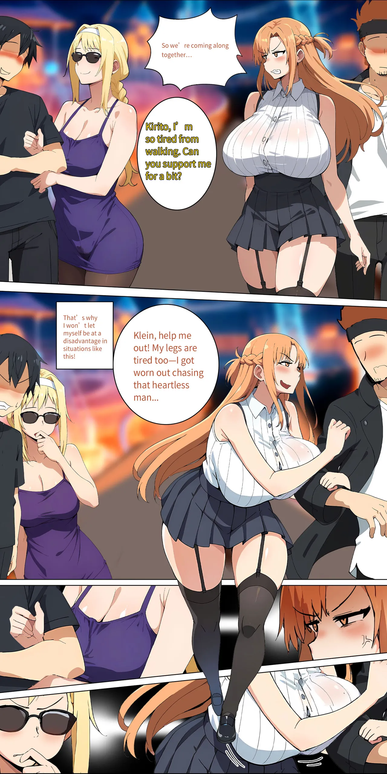 Asuna family 1-33 page 148 featuring asuna yuuki sword art online parody - full color big breasts hentai manga - read online free
