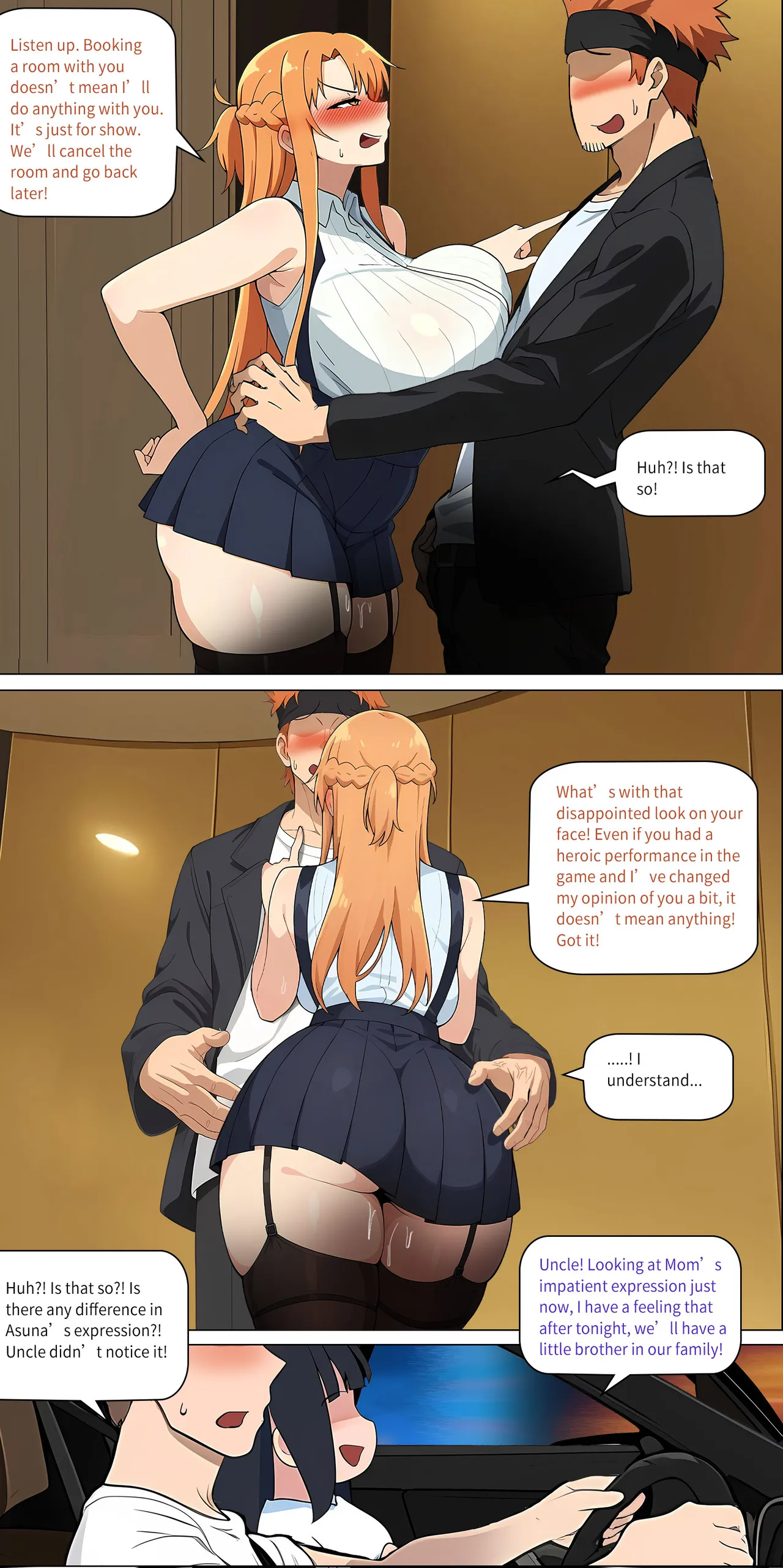 Asuna family 1-33 page 300 featuring yui sword art online parody - milf big breasts hentai manga - read online free