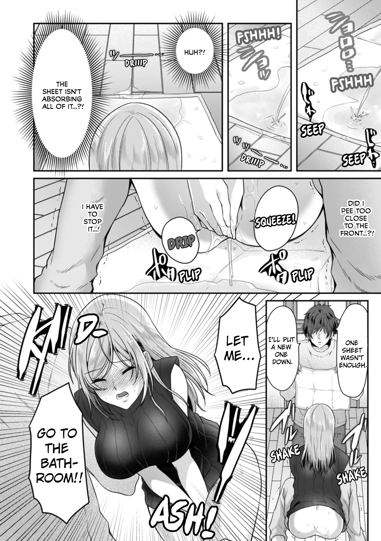 Manin Densha de Shikkin Sunzen!? Chikan Danshi no Ijiwaru na Yubi de Ikasare Tsuzuketa OL | Almost Pissing on a Crowded Train?! #1-16 page 159 - big breasts chastity belt hentai manga - read online free
