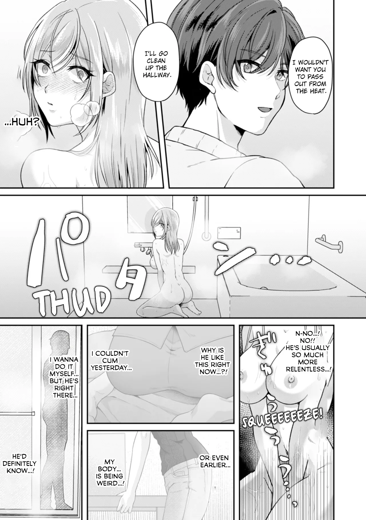 Manin Densha de Shikkin Sunzen!? Chikan Danshi no Ijiwaru na Yubi de Ikasare Tsuzuketa OL | Almost Pissing on a Crowded Train?! #1-16 page 169 - big breasts chastity belt hentai manga - read online free