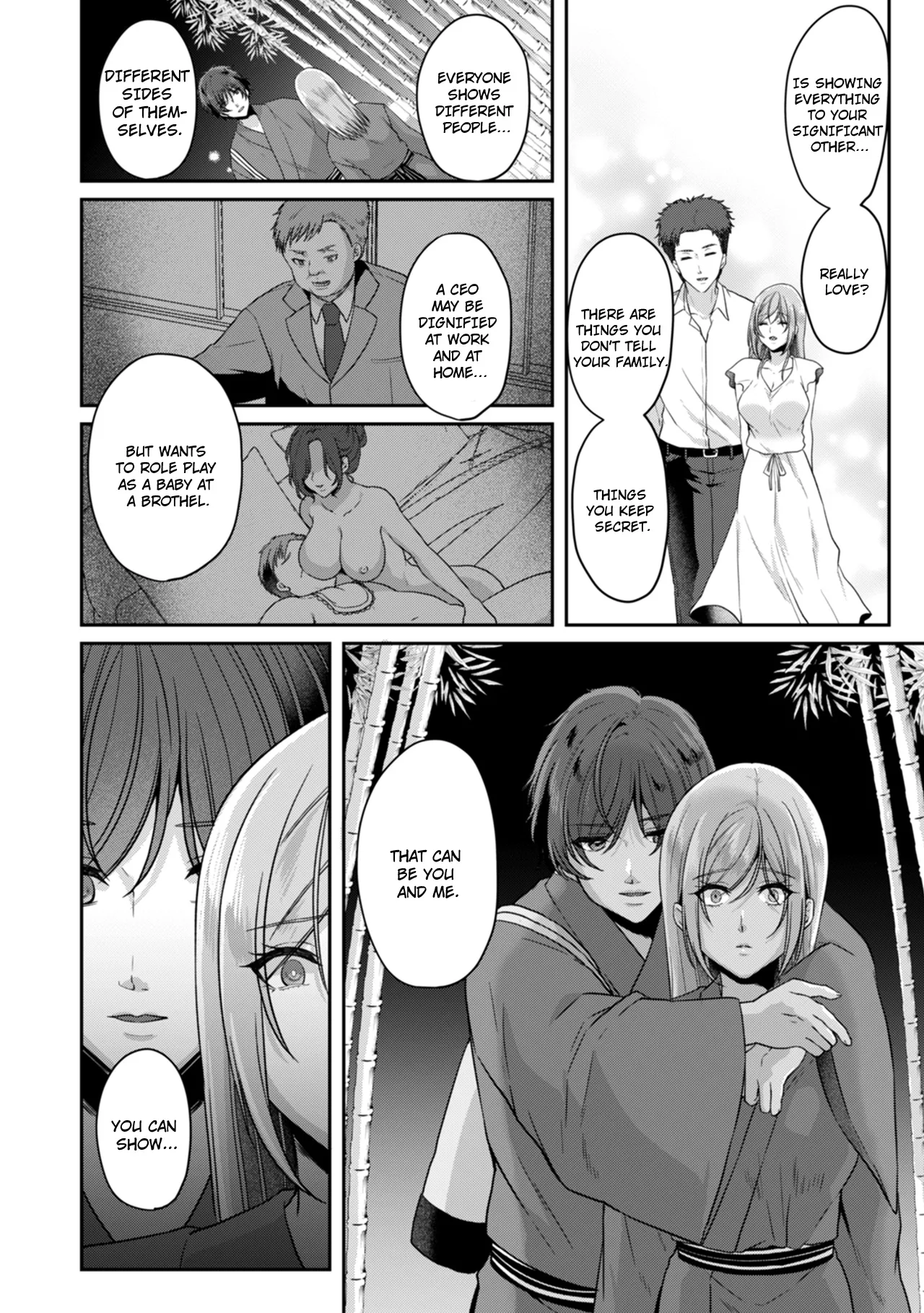 Manin Densha de Shikkin Sunzen!? Chikan Danshi no Ijiwaru na Yubi de Ikasare Tsuzuketa OL | Almost Pissing on a Crowded Train?! #1-16 page 236 - big breasts chastity belt hentai manga - read online free