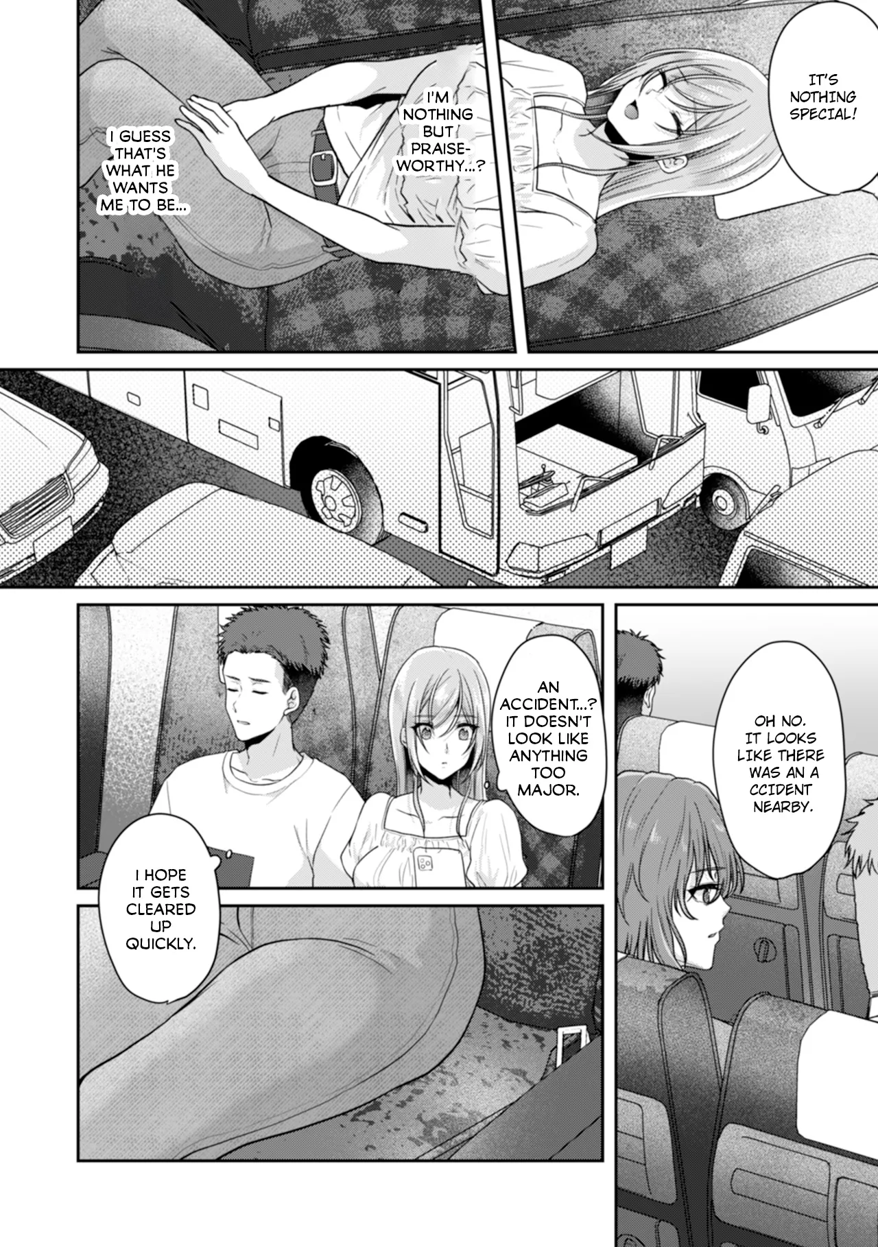 Manin Densha de Shikkin Sunzen!? Chikan Danshi no Ijiwaru na Yubi de Ikasare Tsuzuketa OL | Almost Pissing on a Crowded Train?! #1-16 page 280 - big breasts chastity belt hentai manga - read online free