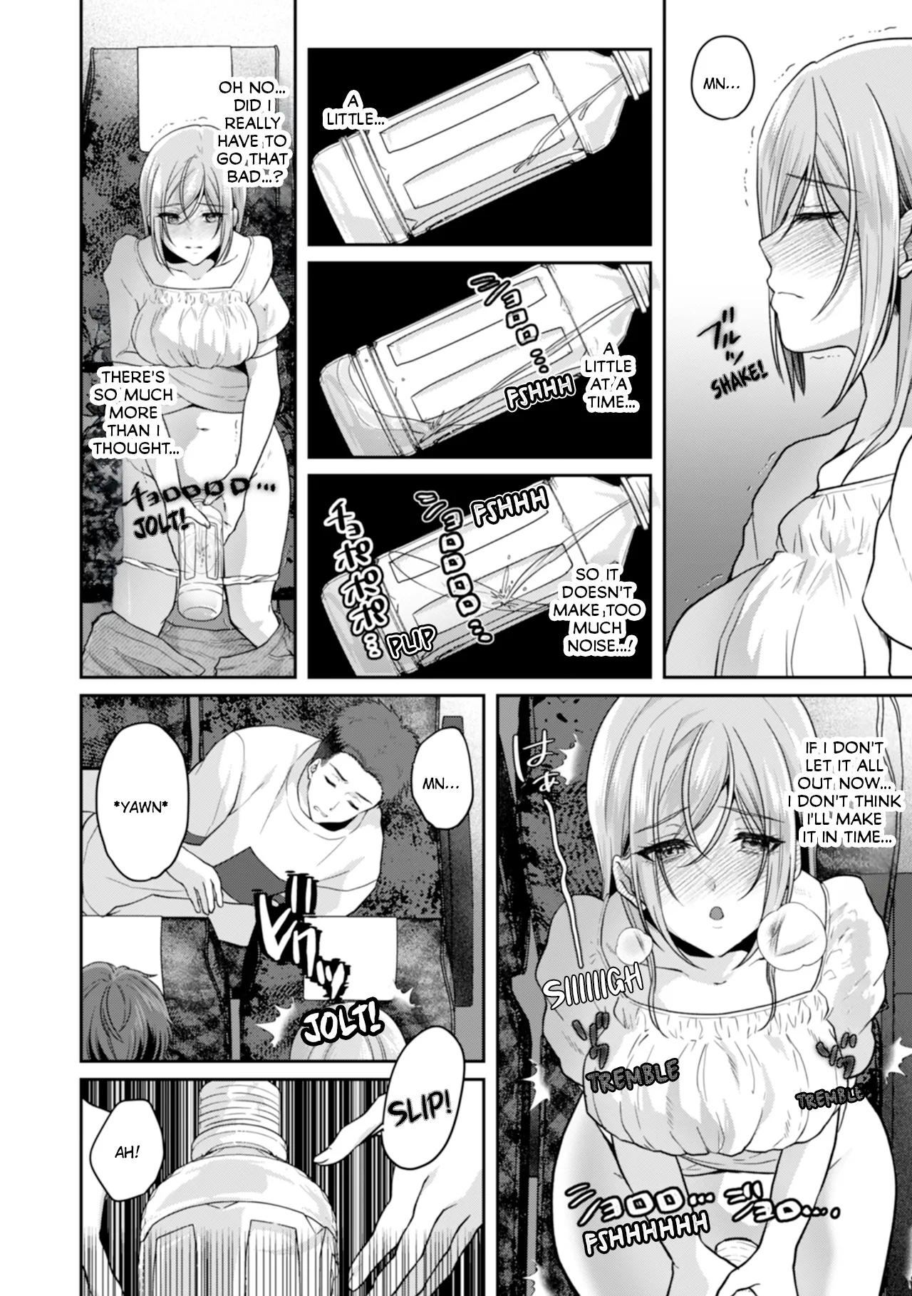 Manin Densha de Shikkin Sunzen!? Chikan Danshi no Ijiwaru na Yubi de Ikasare Tsuzuketa OL | Almost Pissing on a Crowded Train?! #1-16 page 296 - full censorship big breasts hentai manga - read online free