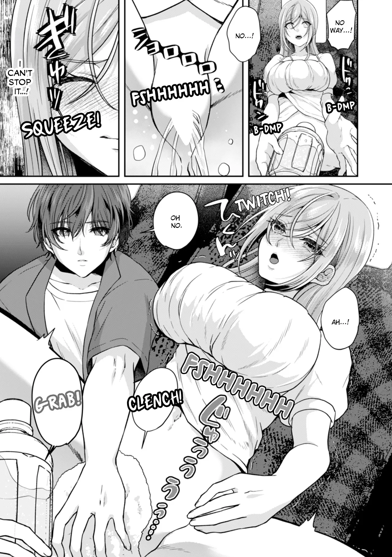 Manin Densha de Shikkin Sunzen!? Chikan Danshi no Ijiwaru na Yubi de Ikasare Tsuzuketa OL | Almost Pissing on a Crowded Train?! #1-16 page 300 - big breasts chastity belt hentai manga - read online free