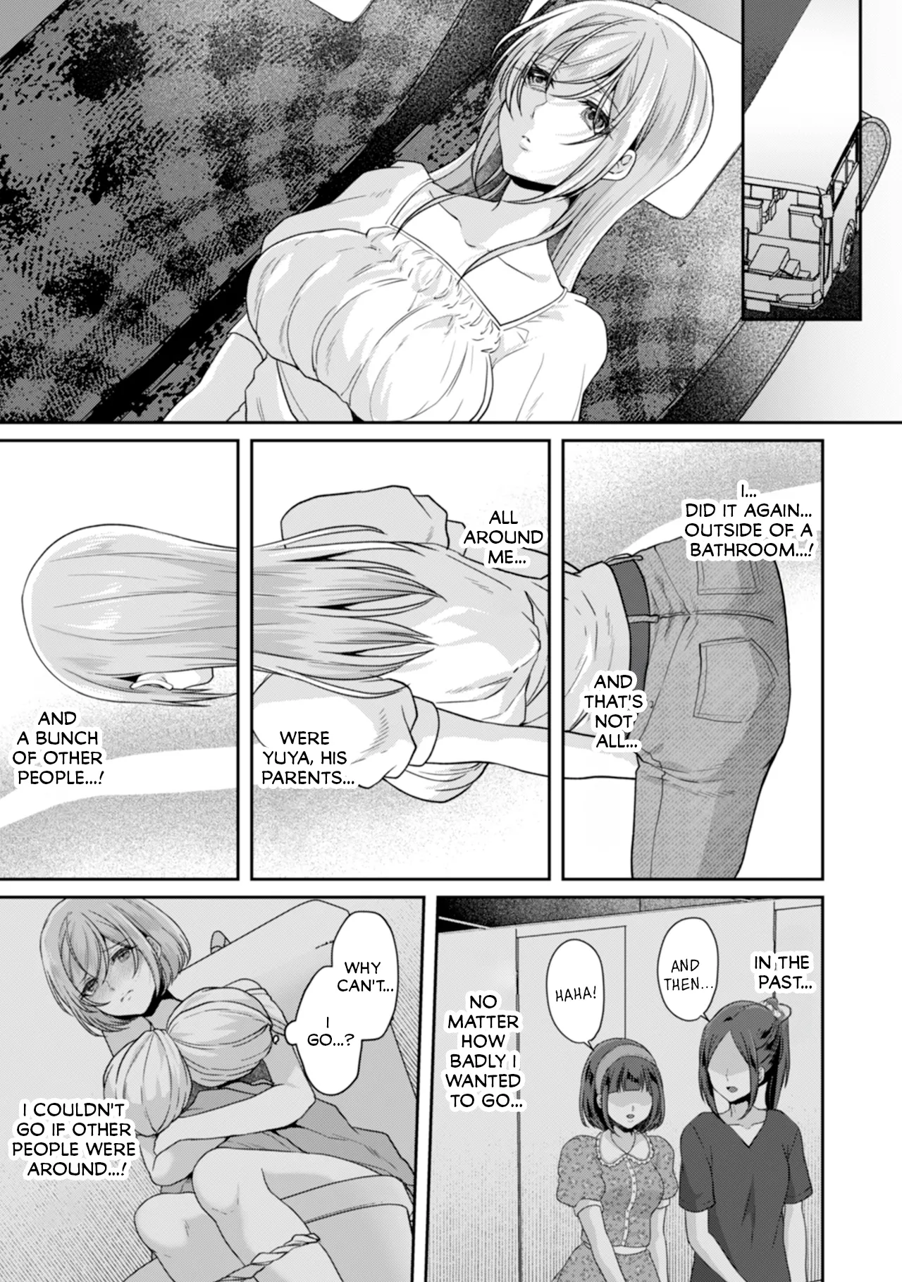Manin Densha de Shikkin Sunzen!? Chikan Danshi no Ijiwaru na Yubi de Ikasare Tsuzuketa OL | Almost Pissing on a Crowded Train?! #1-16 page 305 - full censorship big breasts hentai manga - read online free